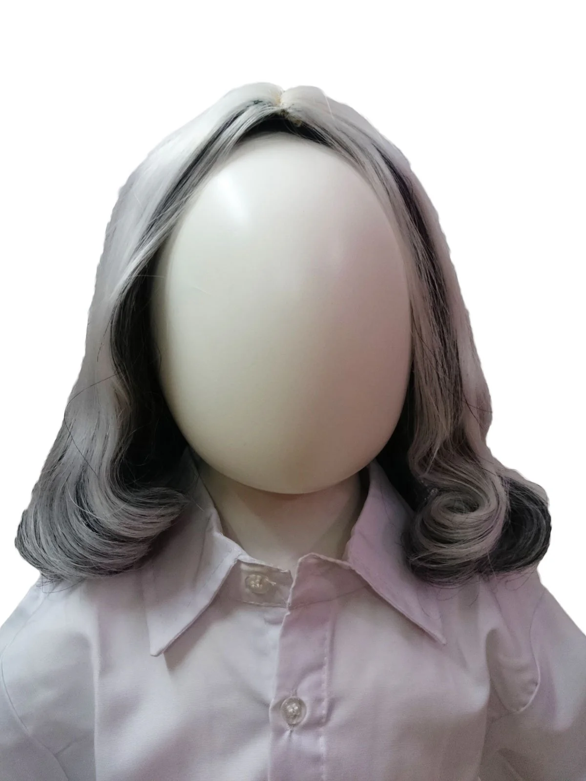 Abdul Kalam & Old Man Grey Hair Wig Adult & Kids Fancy Dress Costume Accessory - Image 5