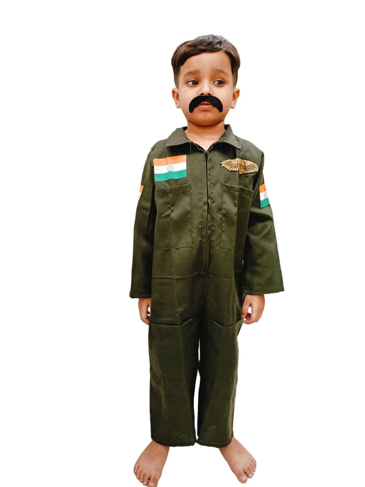 Abhinandan Indian National Hero Air Force Kids Fancy Dress Costume