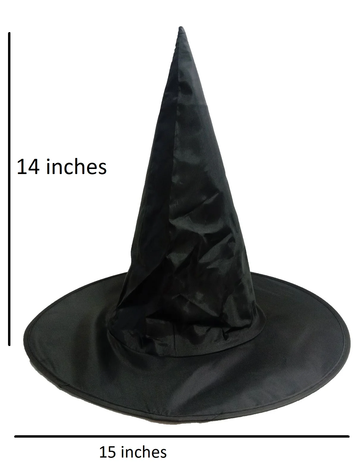 Adults Witch Hat Fancy Dress Costume Accessory for Halloween - Image 9