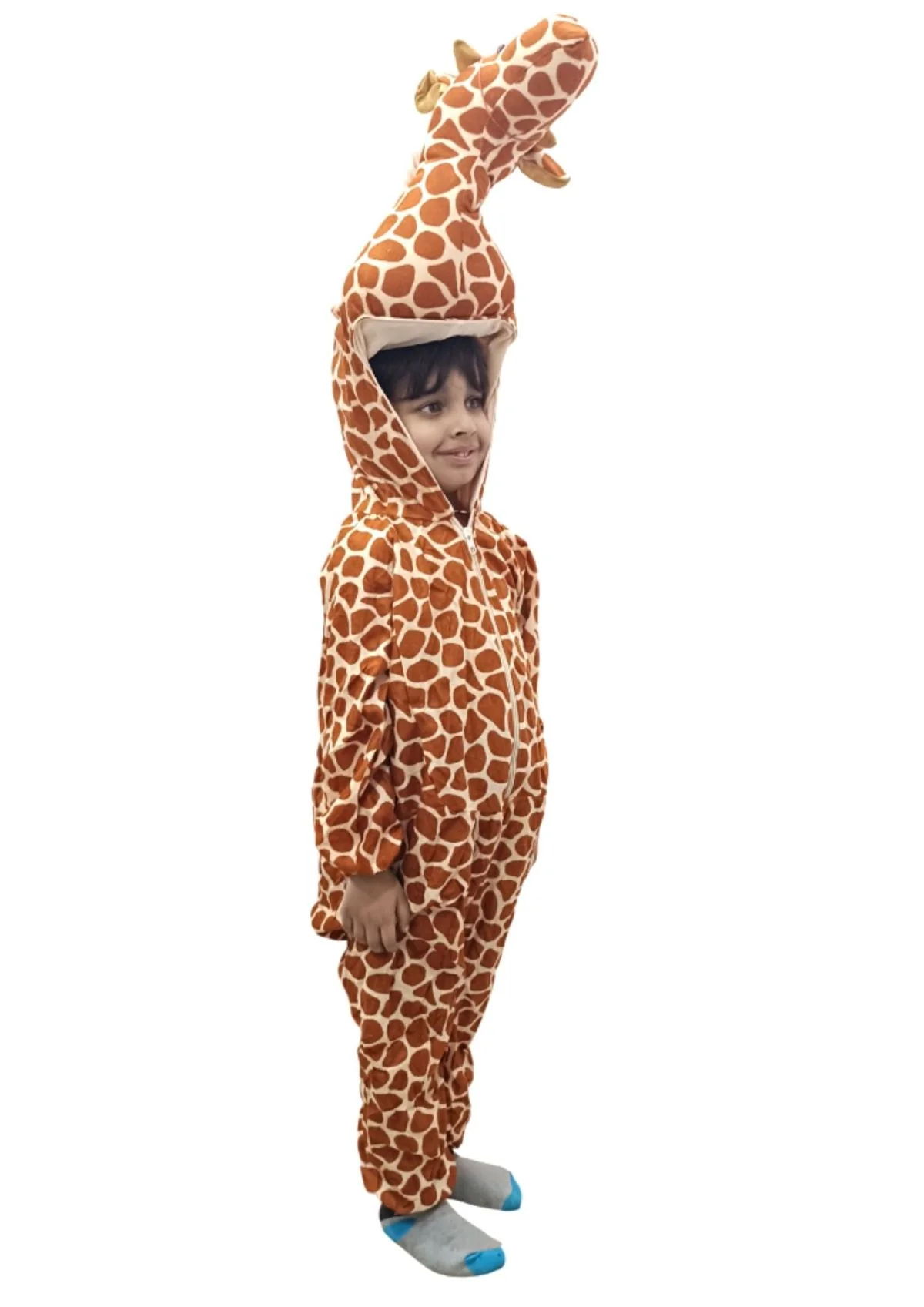 African Giraffe Tall Animal Kids Fancy Dress Costume - Image 3