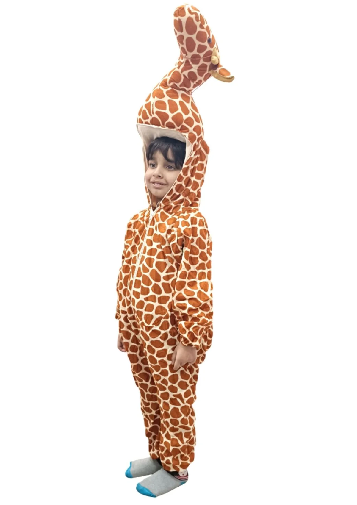 African Giraffe Tall Animal Kids Fancy Dress Costume - Image 5