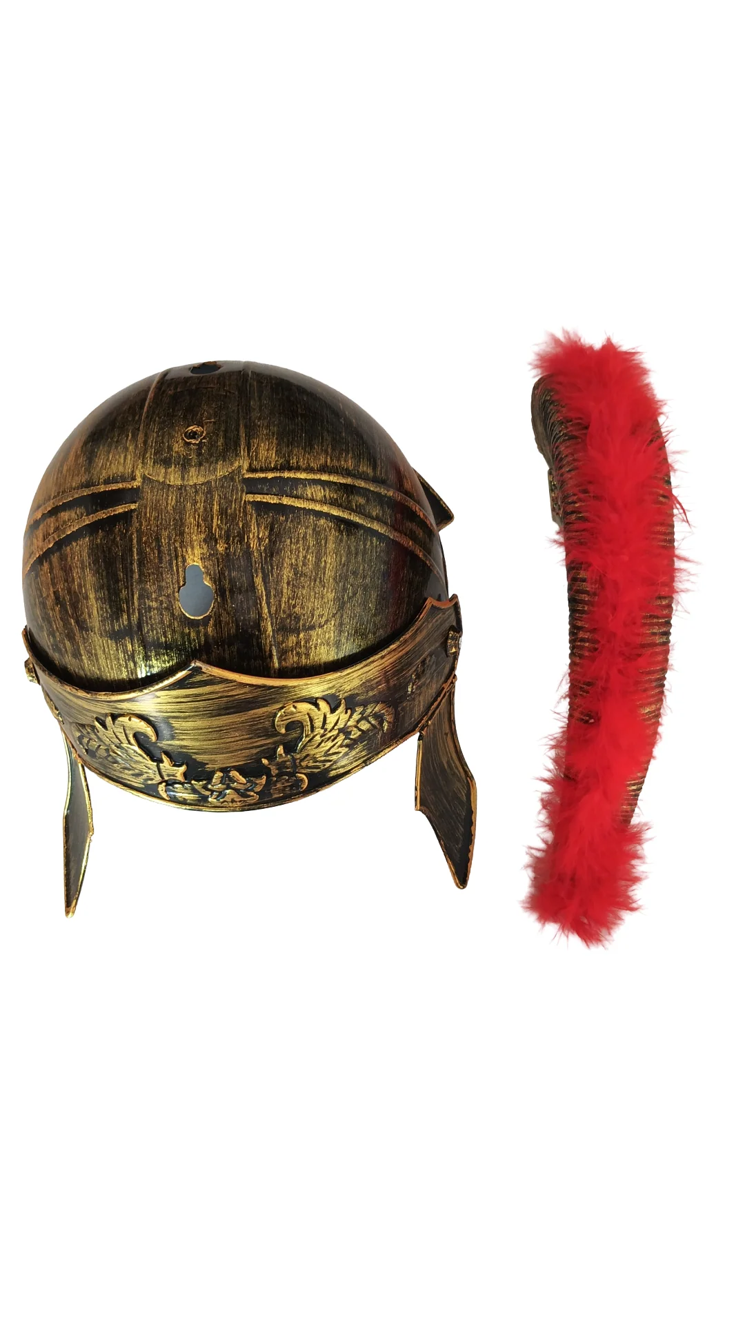 Ancient Roman Greek Warrior Gladiator Helmet Kids & Adults Fancy Dress Costume Accessory - Image 5