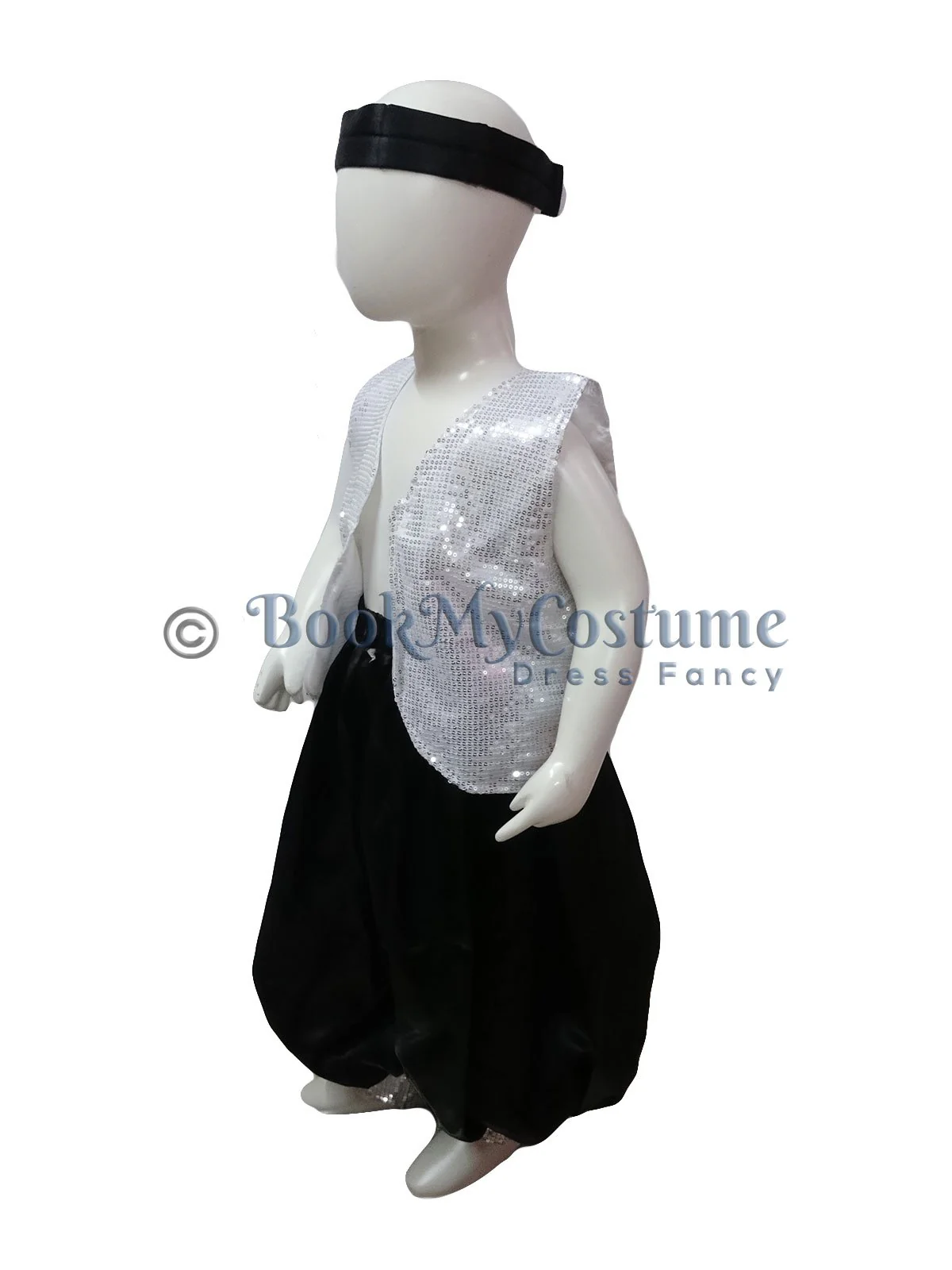 Arabian Boys Belly Western Dance Costume for Boys Shirt Harem Pant with Cap Fancy Dress Costume - Image 4