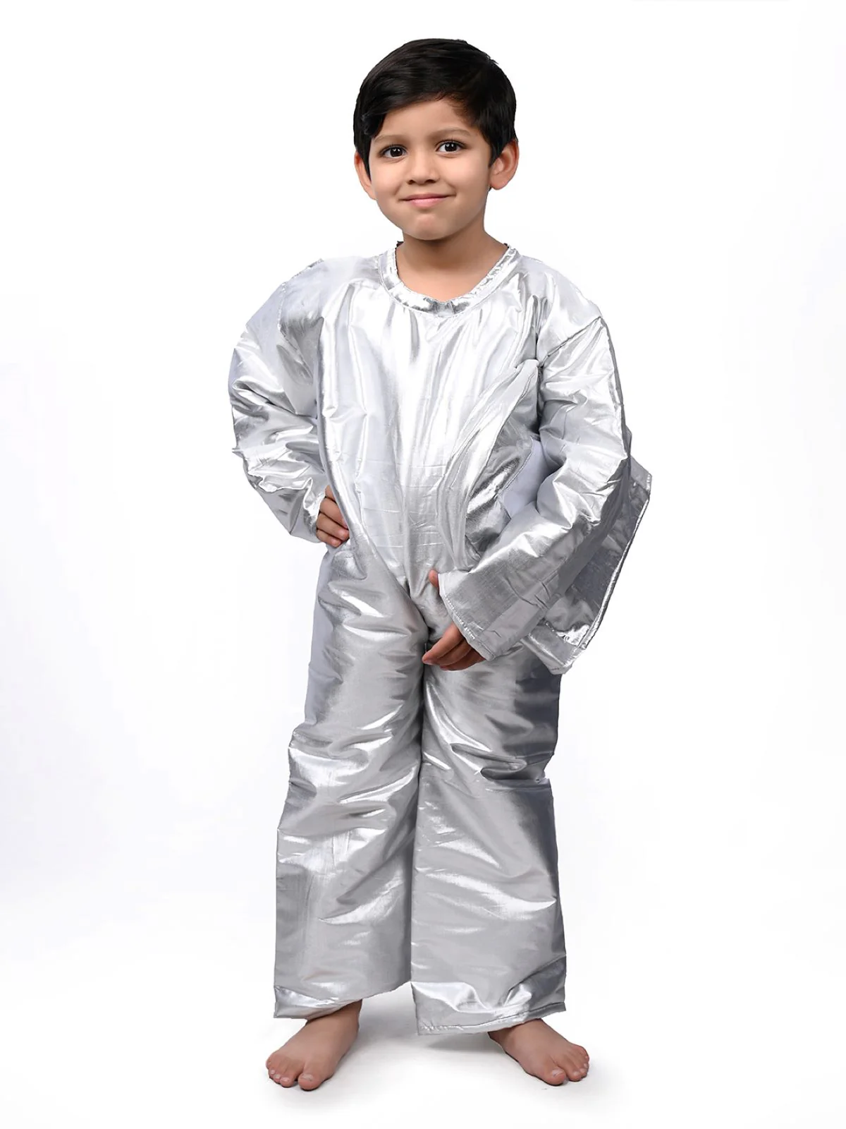 Space Astronaut with Helmet Kids Fancy Dress Costume - Image 5