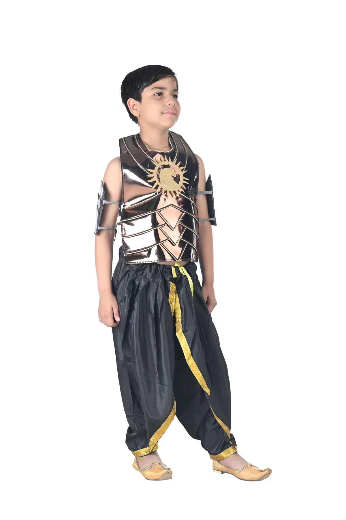 Baahubali Warrior Indian Movies Character Kids & Adults Fancy Dress Costume - Image 2
