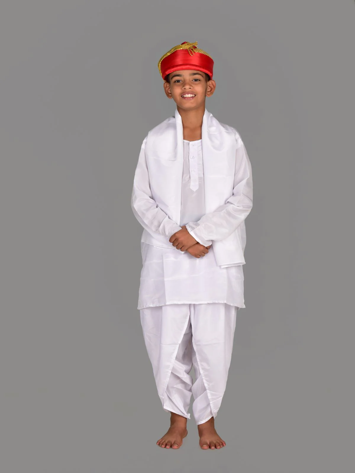 Balgangadhar Lokmanya Tilak National Freedom Fighter Kids Fancy Dress Costume - Image 6