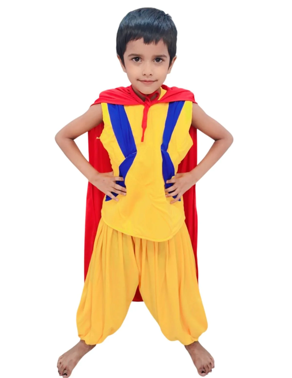 Brave Power Hero Outfit | Superhero Costumes for Kids | Action Warrior Style Super Hero Costumes for Boys | Indian Super Hero Dress for Fancy Dress Competition & Party
