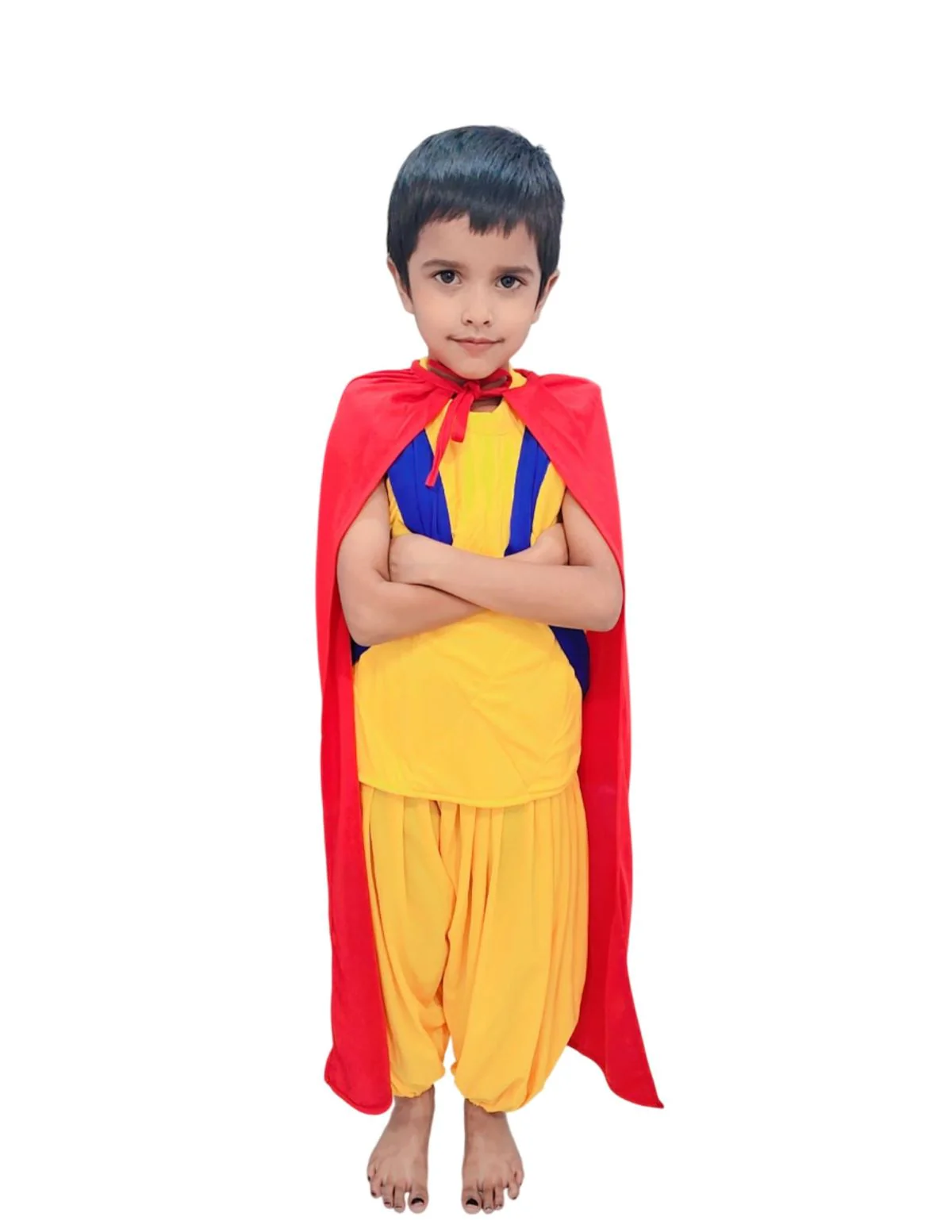 Brave Power Hero Outfit | Superhero Costumes for Kids | Action Warrior Style Super Hero Costumes for Boys | Indian Super Hero Dress for Fancy Dress Competition & Party - Image 5