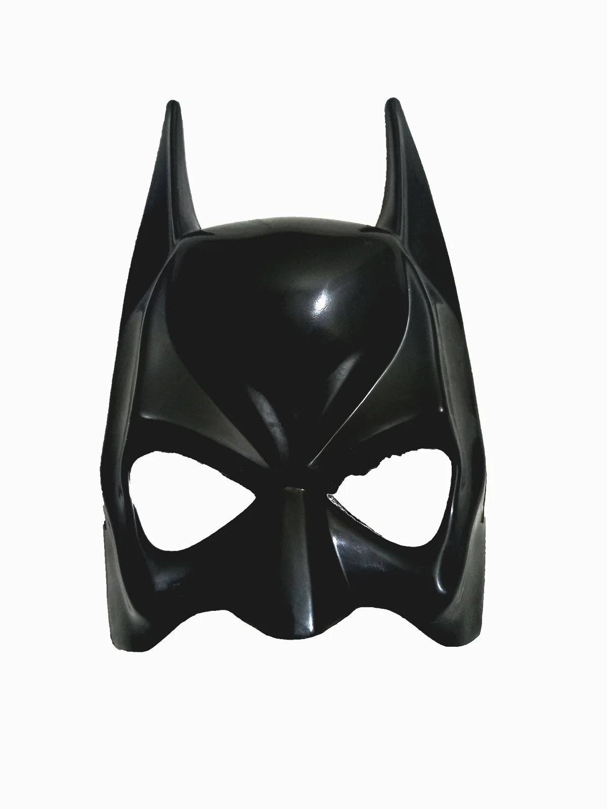 Black Bat Superhero Plastic Mask Kids Fancy Dress Accessories - Image 2