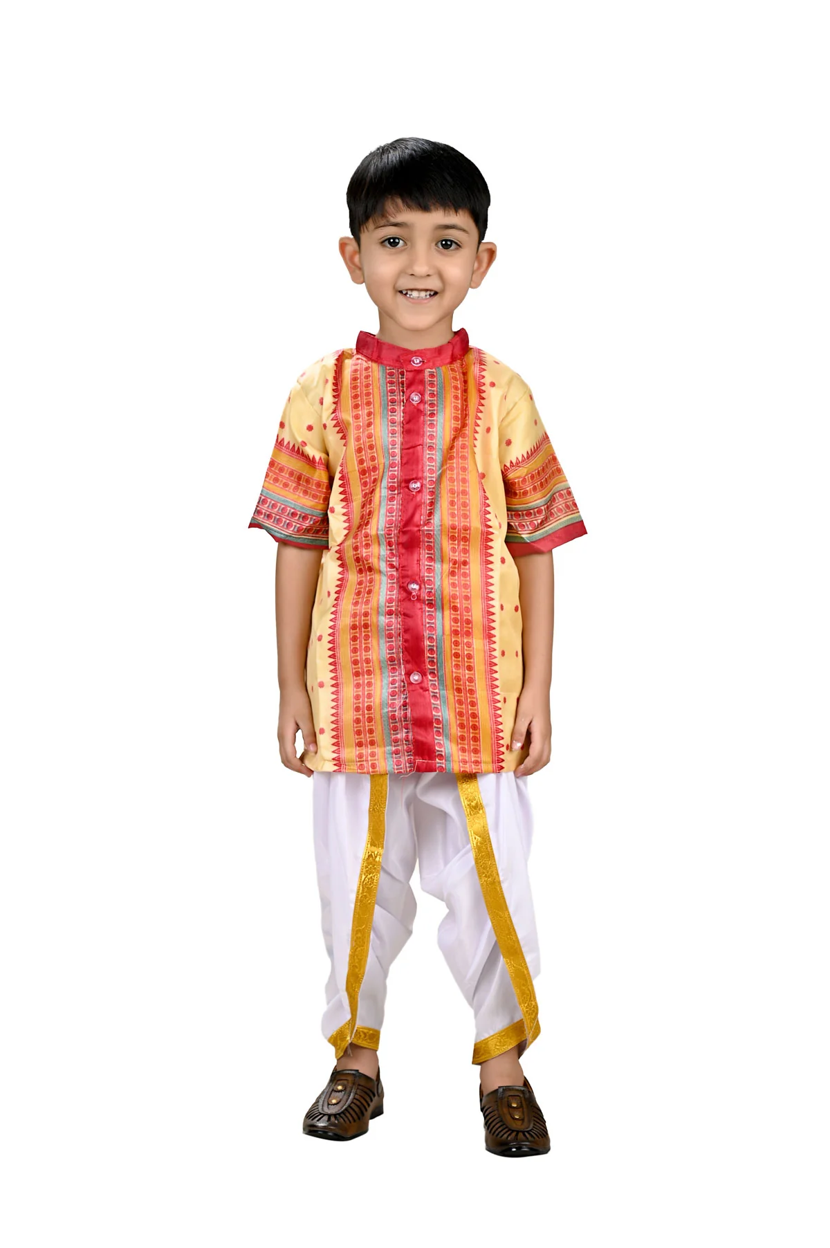 Bihu Dance Boy Assamese Indian State Kids  Fancy Dress Costume