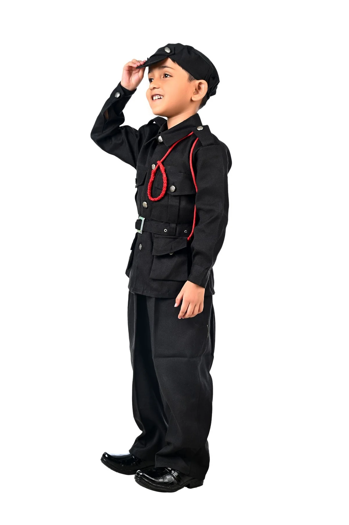 Black Commandos NSG Security Profession Fancy Dress Costume - Image 4