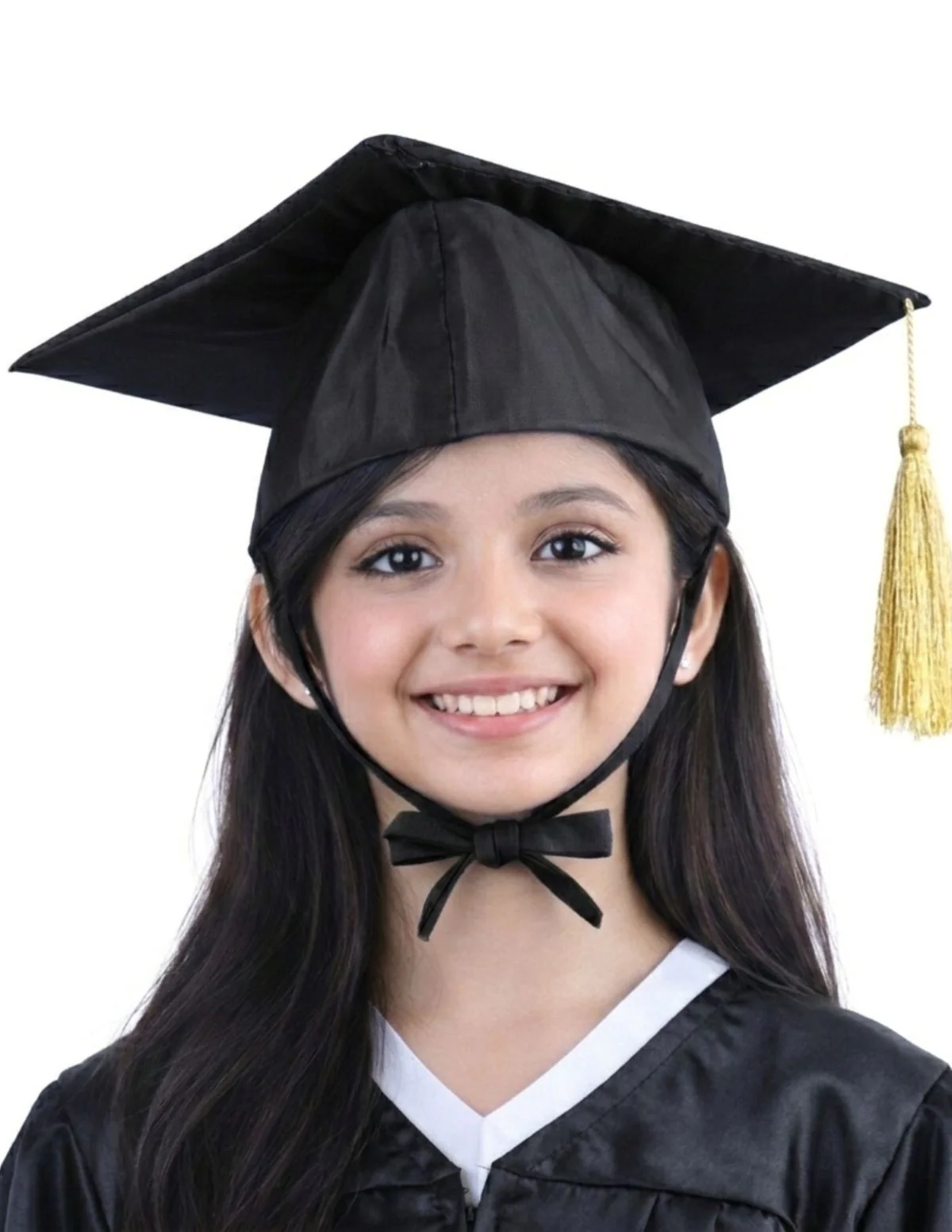 Black Graduate Scholar Cap Graduation Day Kids & Adults Fancy Dress Costume Accessory