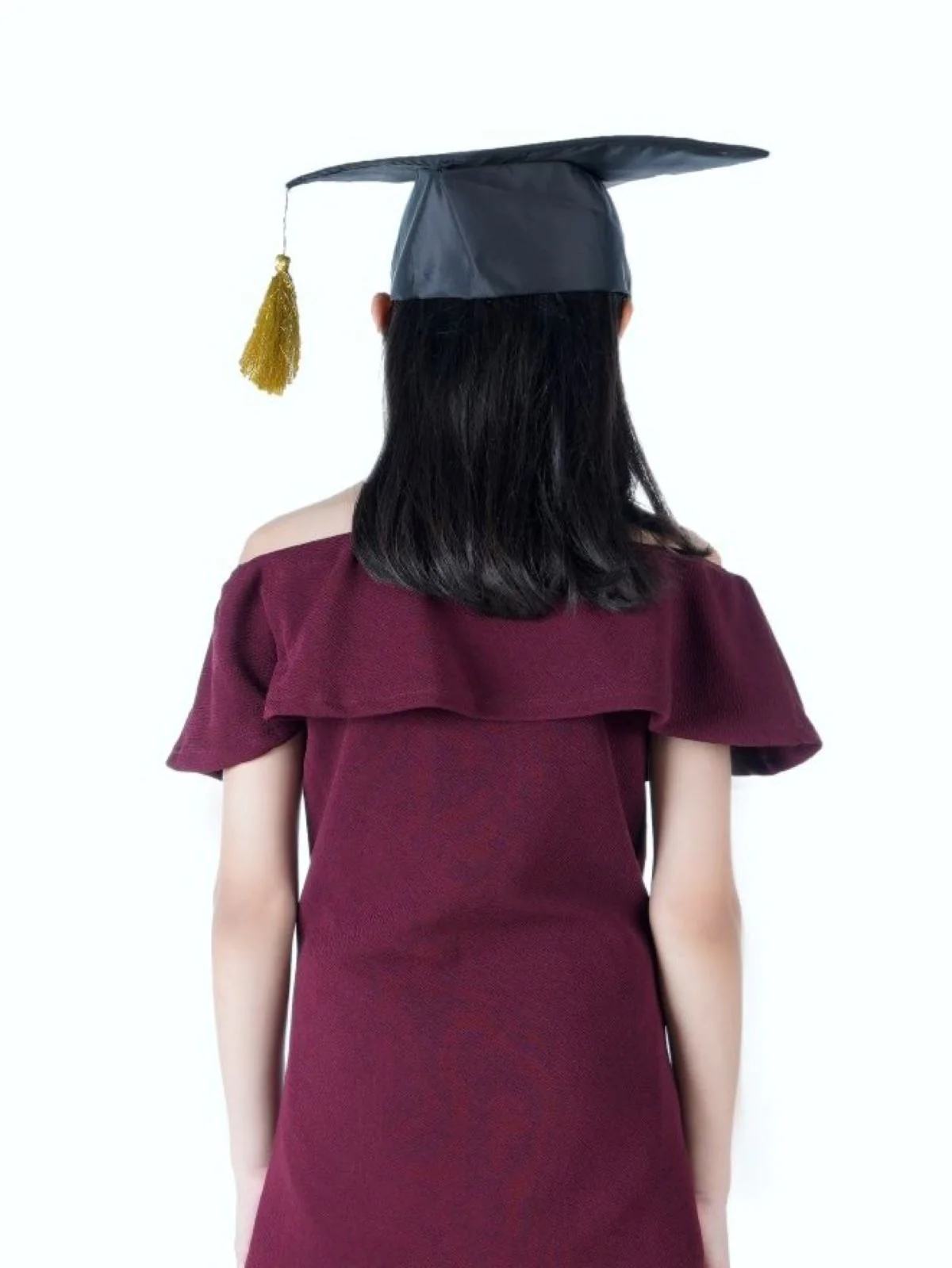 Black Graduate Scholar Cap Graduation Day Kids & Adults Fancy Dress Costume Accessory - Image 10