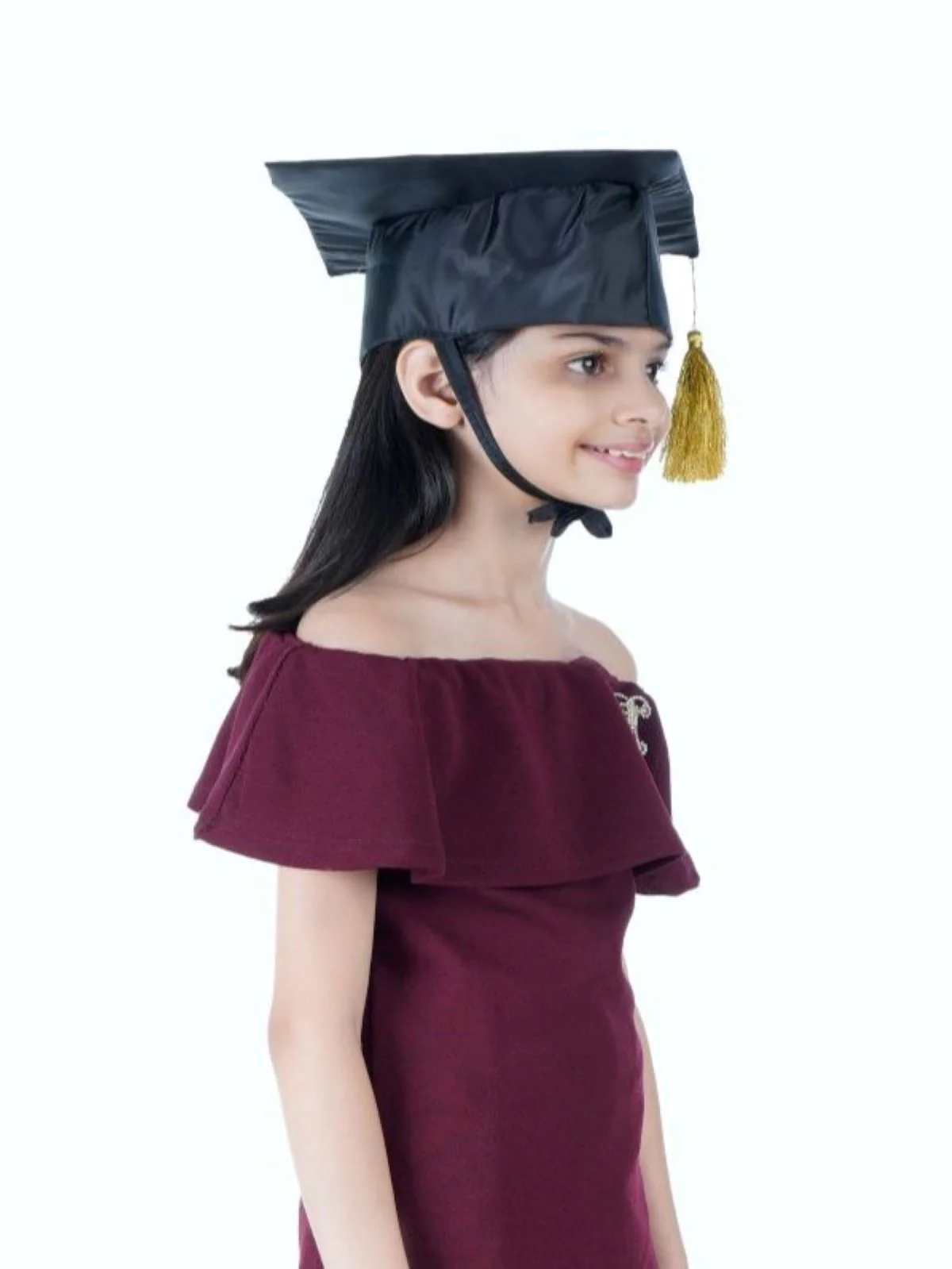 Black Graduate Scholar Cap Graduation Day Kids & Adults Fancy Dress Costume Accessory - Image 9