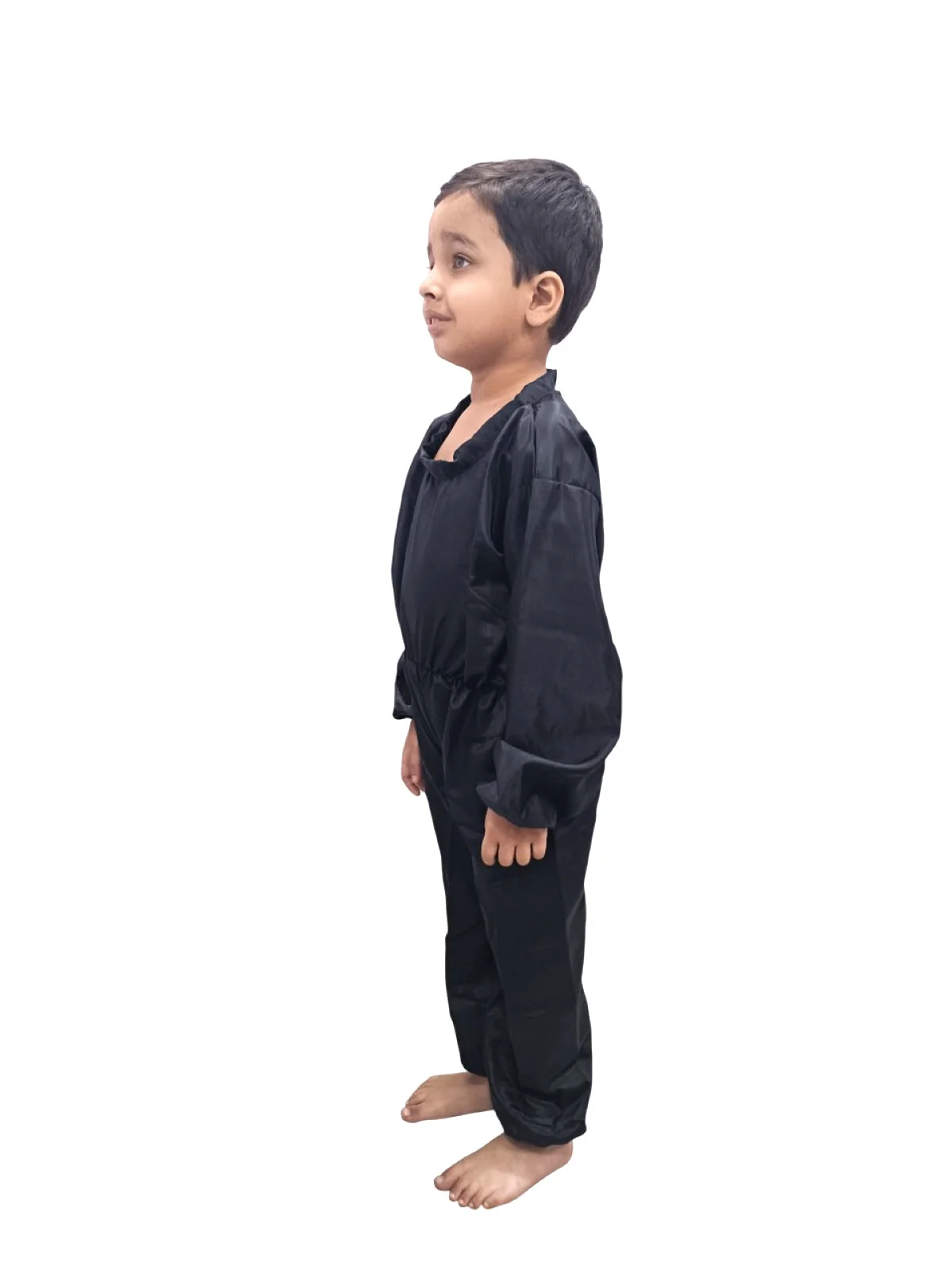 Black Jumpsuit Kids & Adult Fancy Dress Costume - Image 5