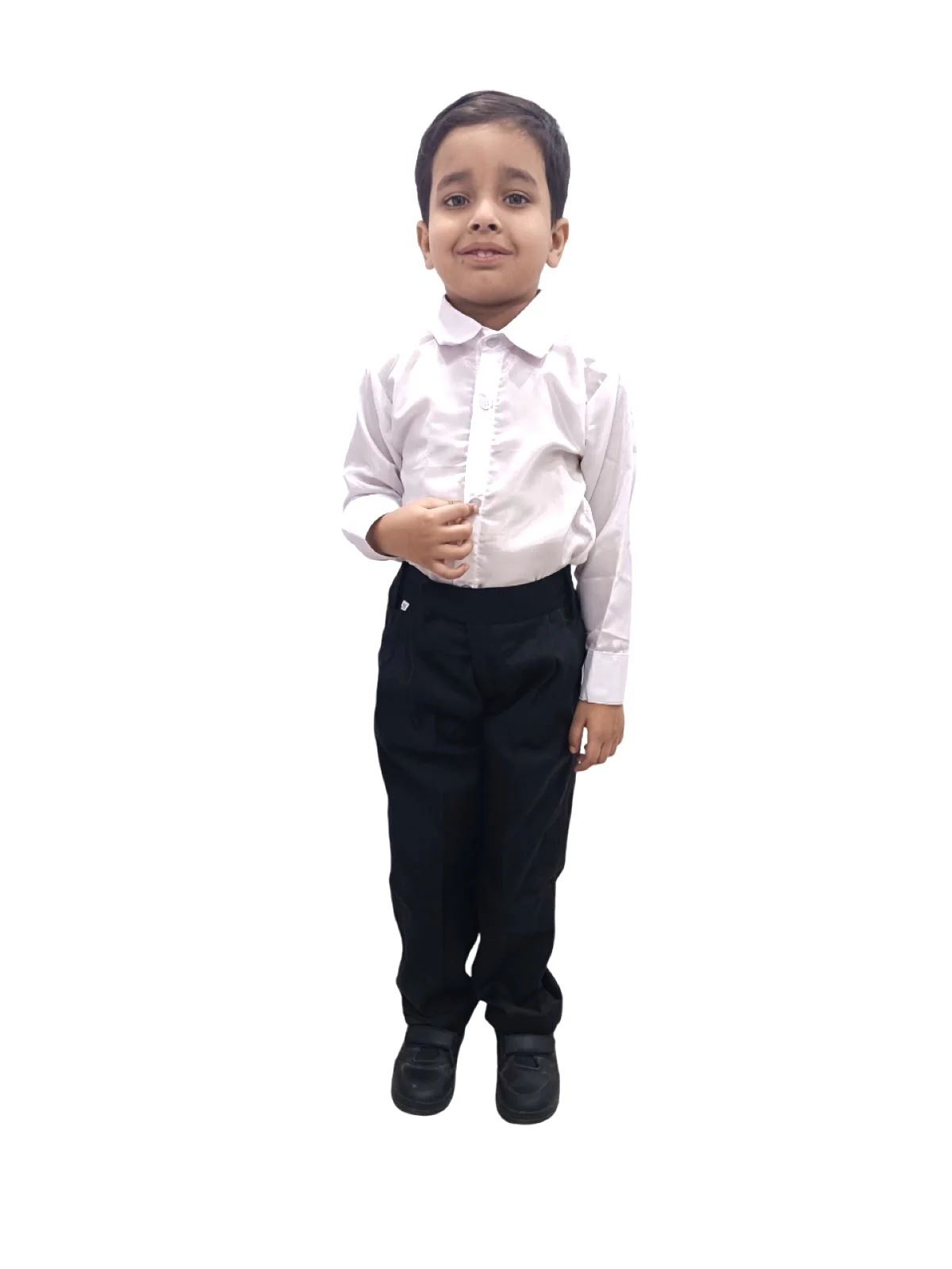 Black Pant and White Shirt Combo for Boys Kids Fancy Dress Costume - Image 7