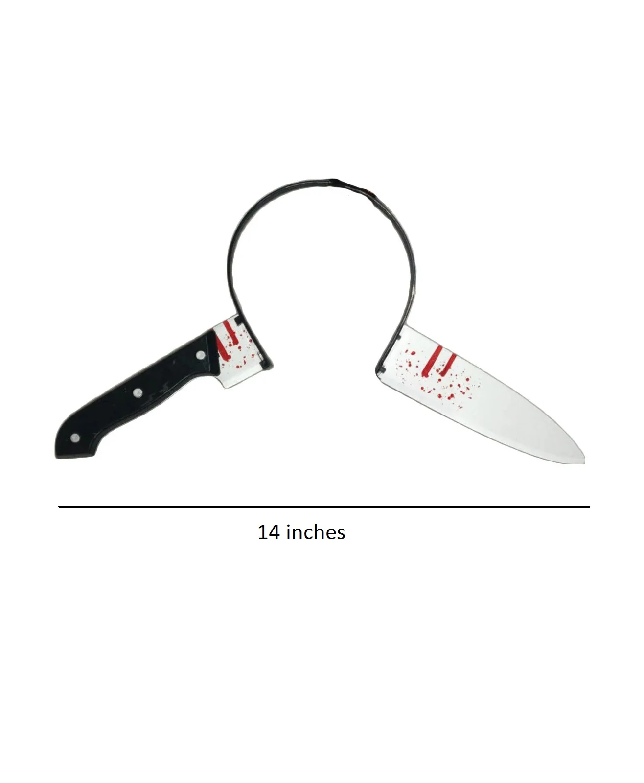 Bloody Sharp Point Knife Headband Fancy Dress Accessory - Halloween - Image 3