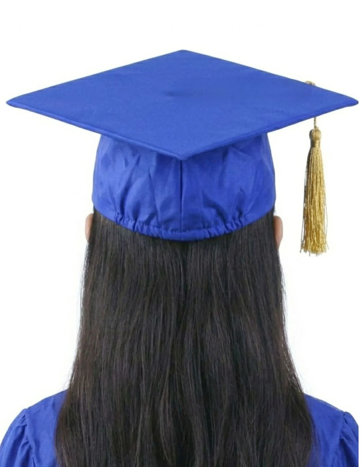 Blue Graduate Scholar Cap Graduation Day Kids & Adults Fancy Dress Costume Accessory - Image 3