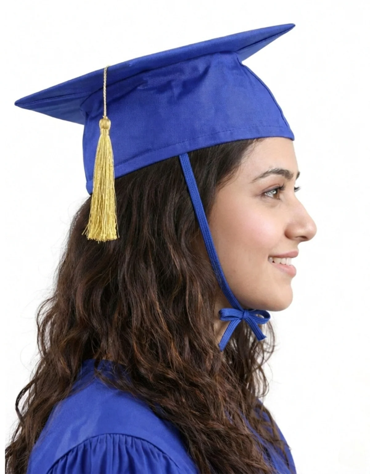 Blue Graduate Scholar Cap Graduation Day Kids & Adults Fancy Dress Costume Accessory - Image 6