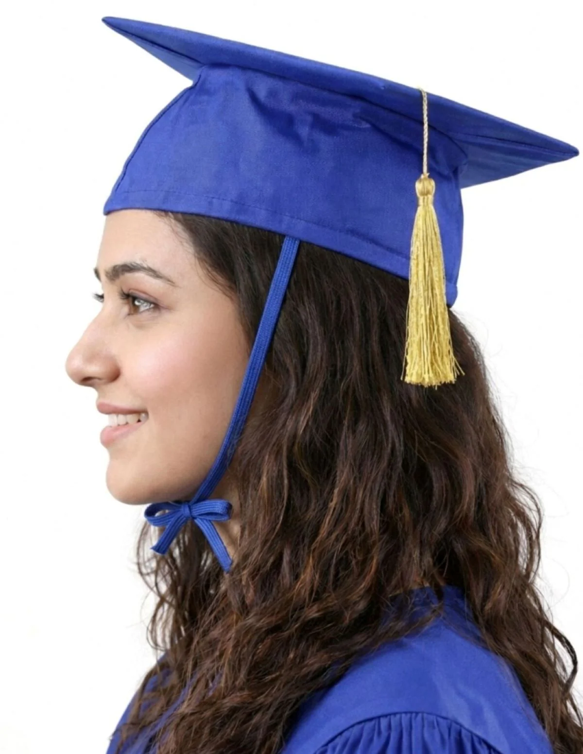 Blue Graduate Scholar Cap Graduation Day Kids & Adults Fancy Dress Costume Accessory - Image 7