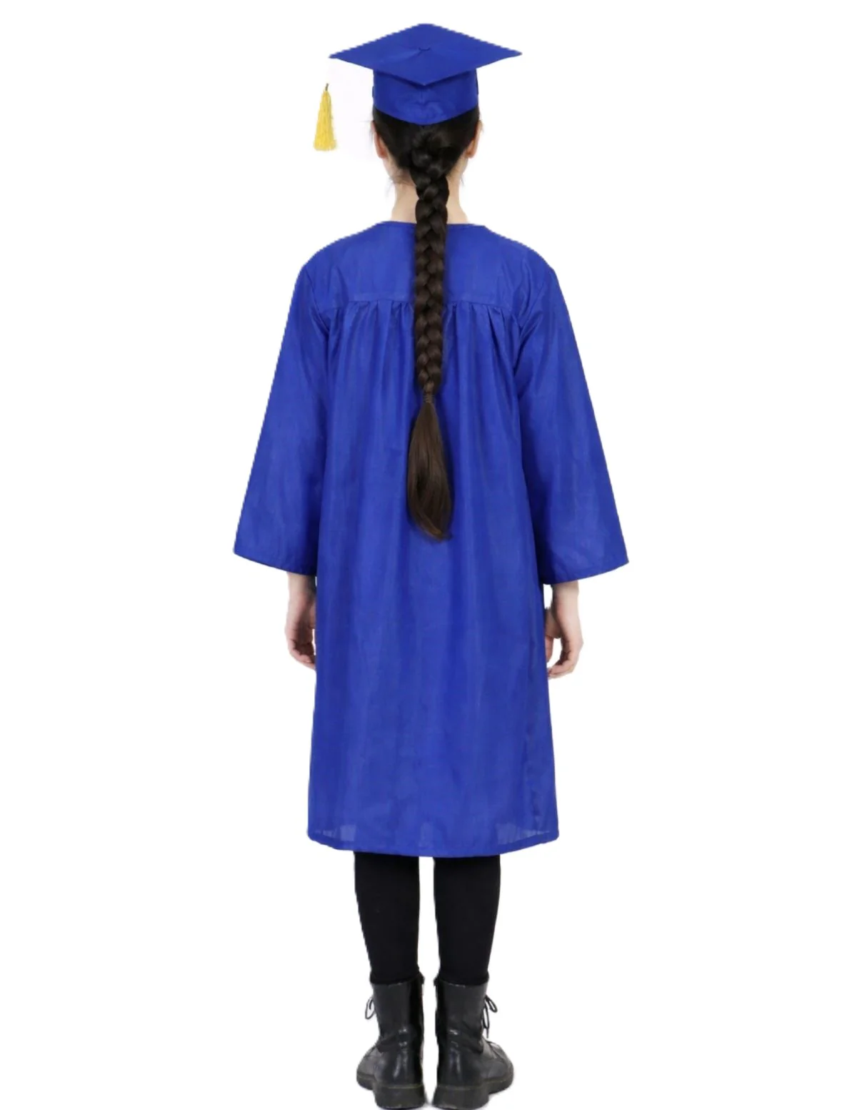Blue Graduate Scholar Graduation Day Gown Kids & Adults Fancy Dress Costume - Image 12
