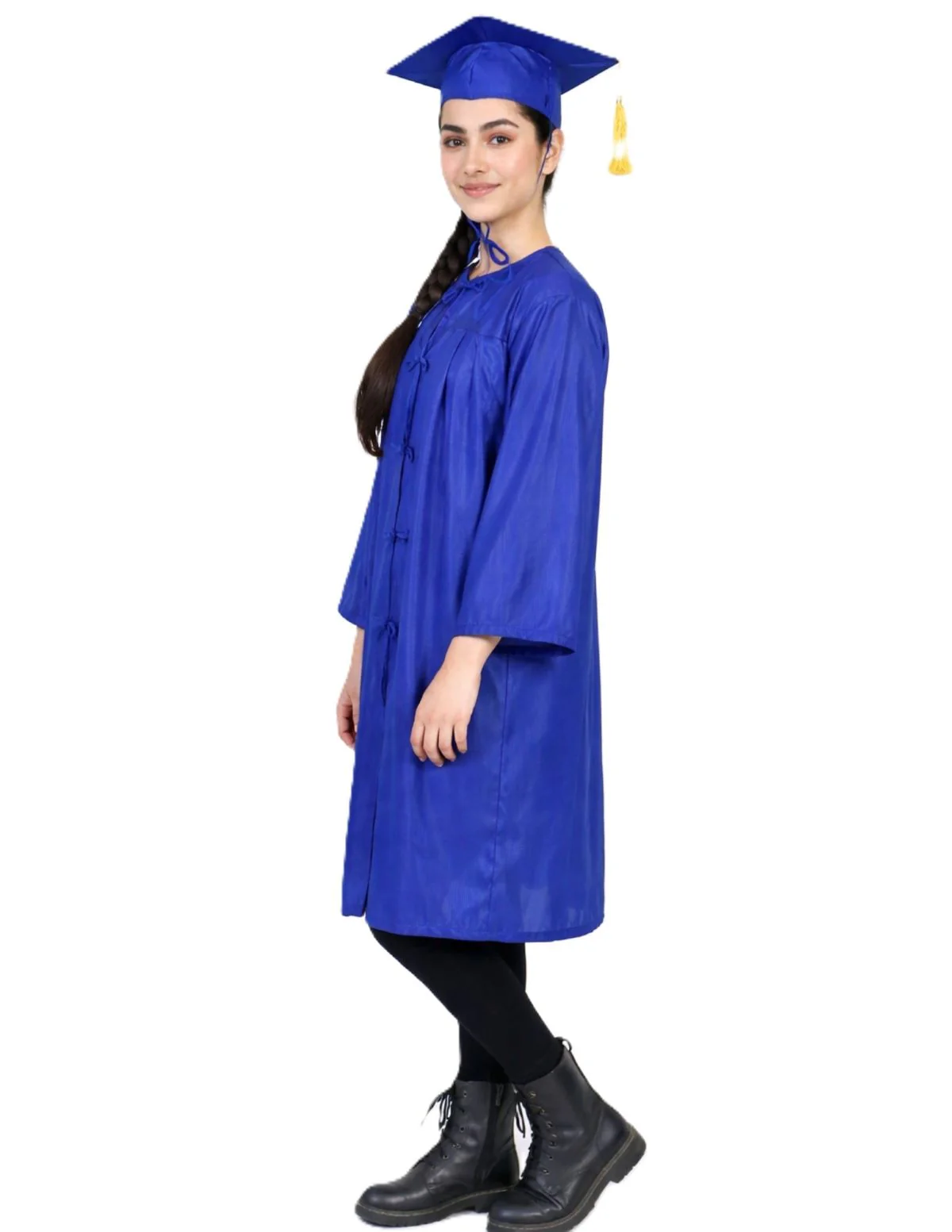 Blue Graduate Scholar Graduation Day Gown Kids & Adults Fancy Dress Costume - Image 13