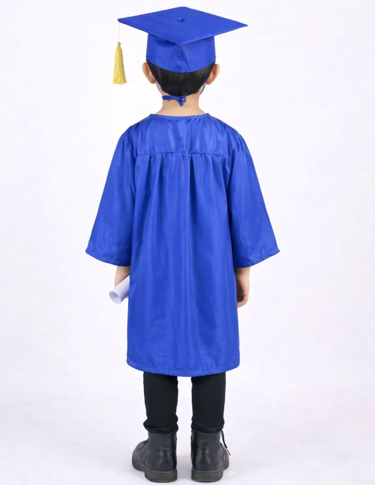 Blue Graduate Scholar Graduation Day Gown Kids & Adults Fancy Dress Costume - Image 6