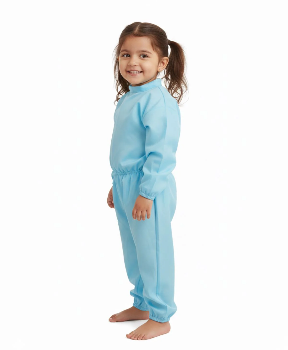 Sky Blue Jumpsuit River Water Cloud Sea Kids Fancy Dress Costume for Boys - Image 4