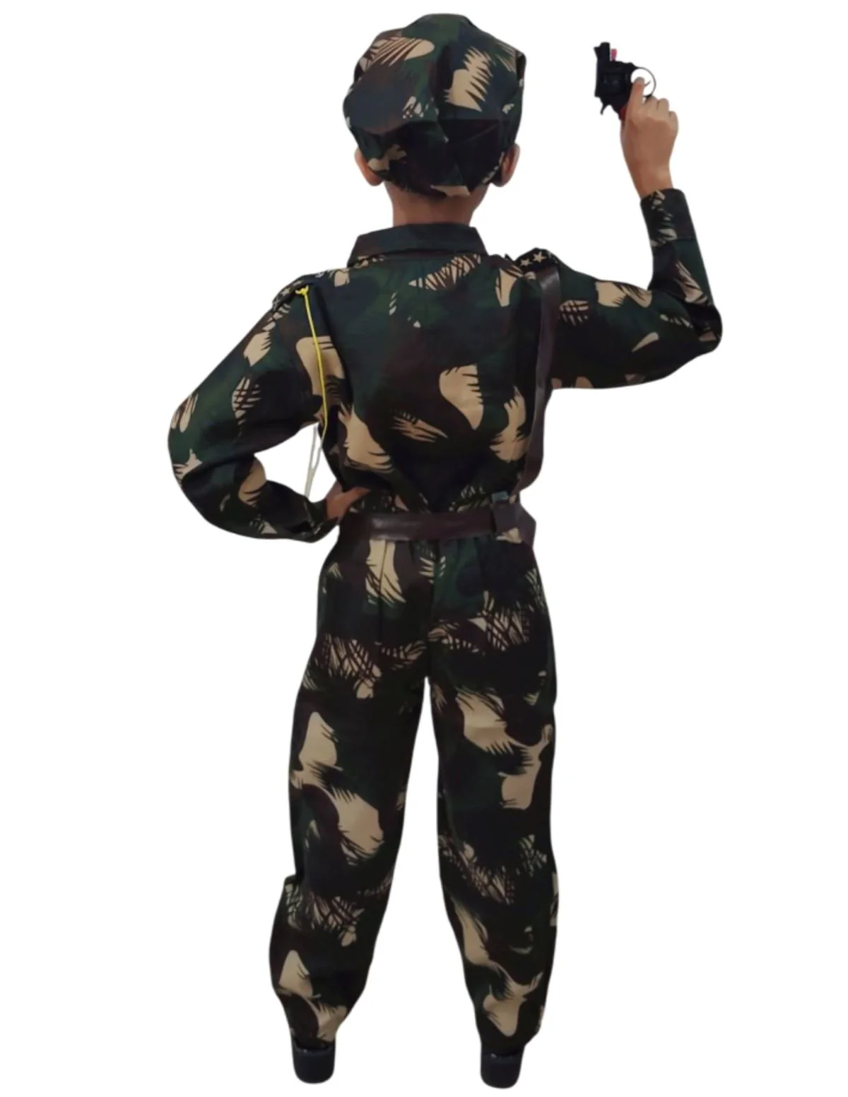 6pcs Army Leaf Print | Independence Day | Army Costume | Community Helper Commando Soldier for Patriotic Events for Role Play - Image 4