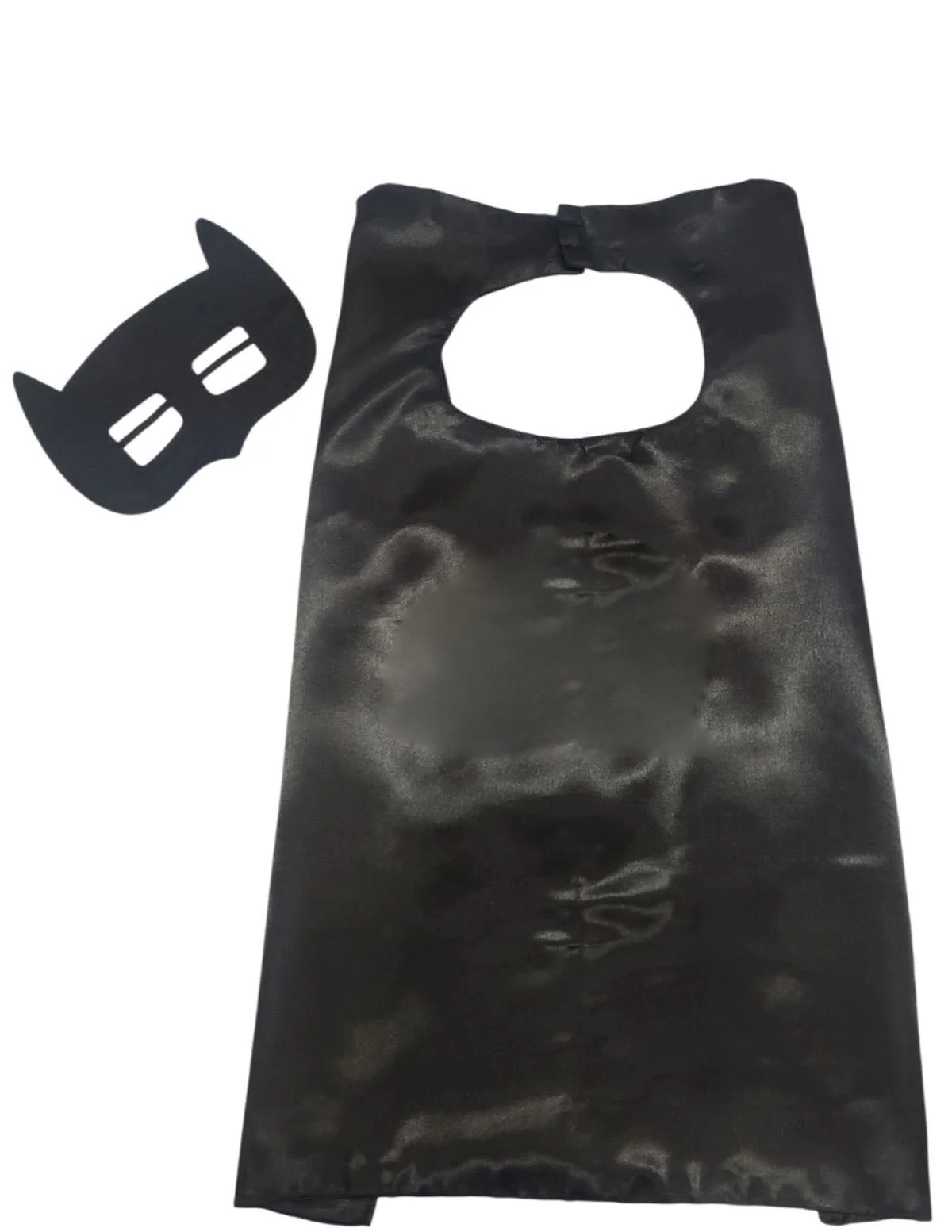 Black Bat Cape and Masks Set for Kids - Superhero Dress Up Costumes for Boys and Girls | Perfect for Dress Up, Cosplay, Halloween & Parties | 3-10 Years