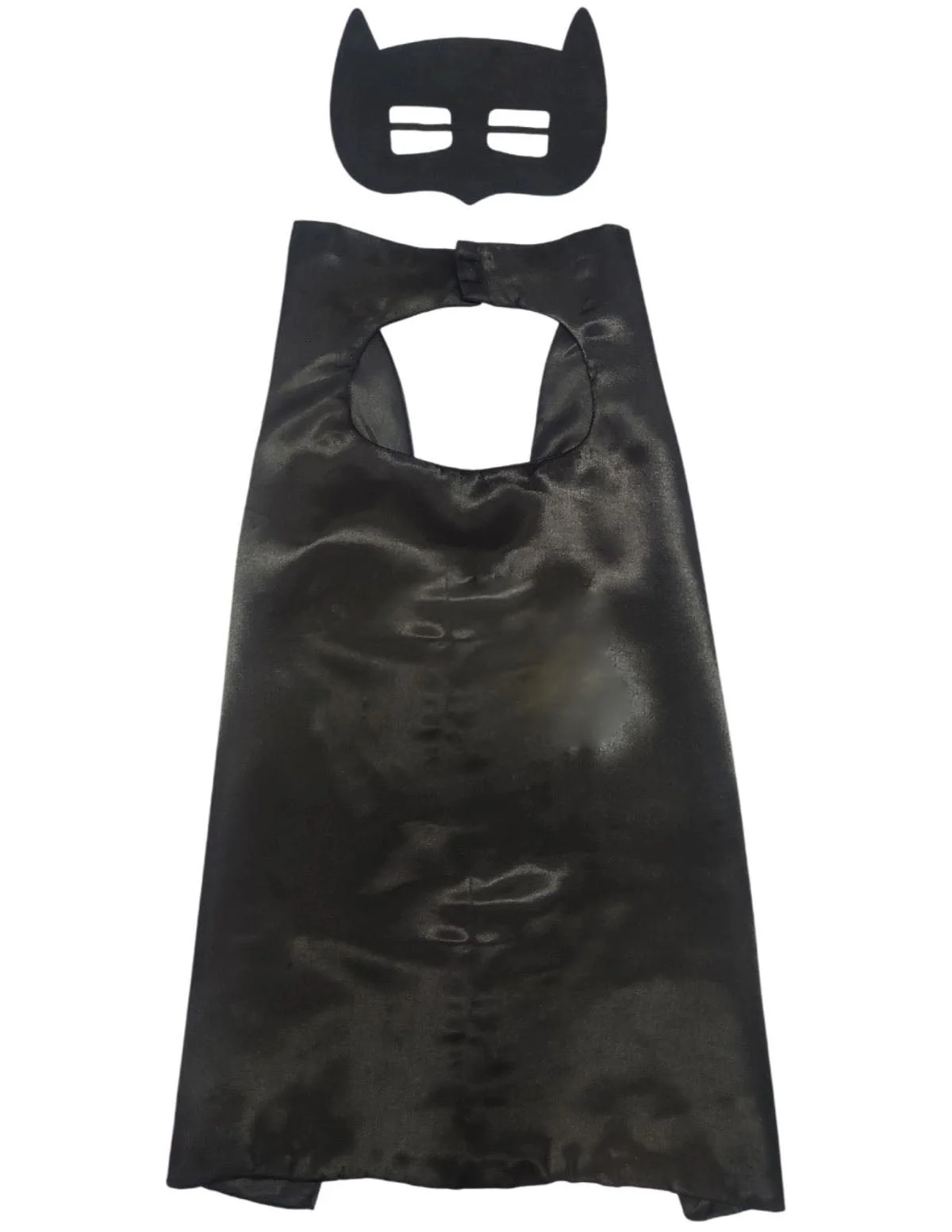 Black Bat Cape and Masks Set for Kids - Superhero Dress Up Costumes for Boys and Girls | Perfect for Dress Up, Cosplay, Halloween & Parties | 3-10 Years - Image 2