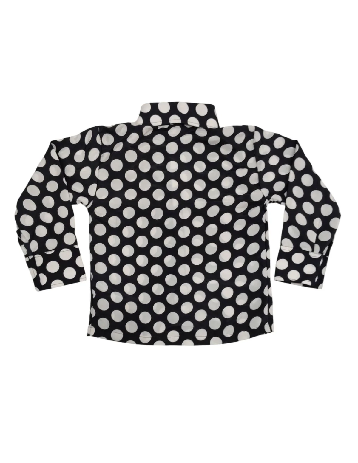 Black Polka Dots Shirt with Black Shining Pant | Retro Theme Kids Fancy Dress Costume | Stylish Dress for Dance, Fancy Dress - Image 8