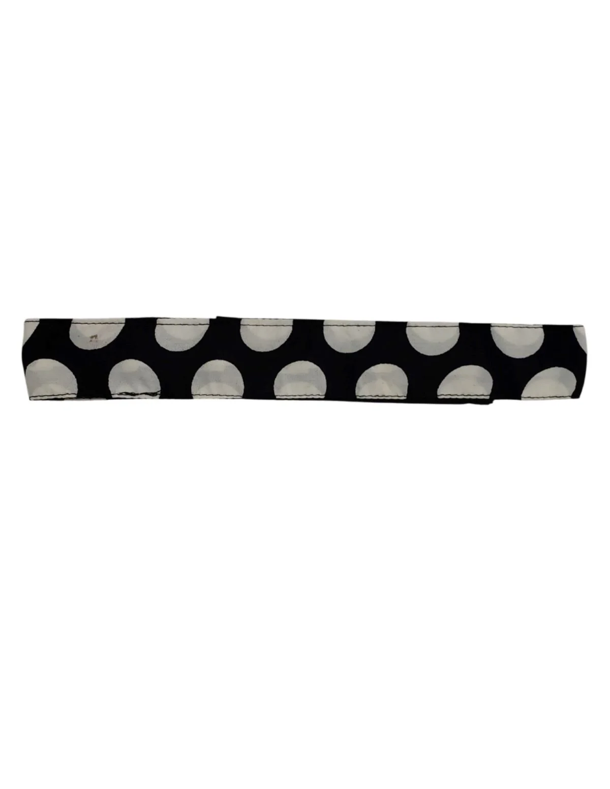 Black Retro Polka Dot Saree Costume for Girls | Ready-to-Wear Saree with Blouse & Hairband | 70s Bollywood Fancy Dress for Theme Parties & School Functions - Image 11