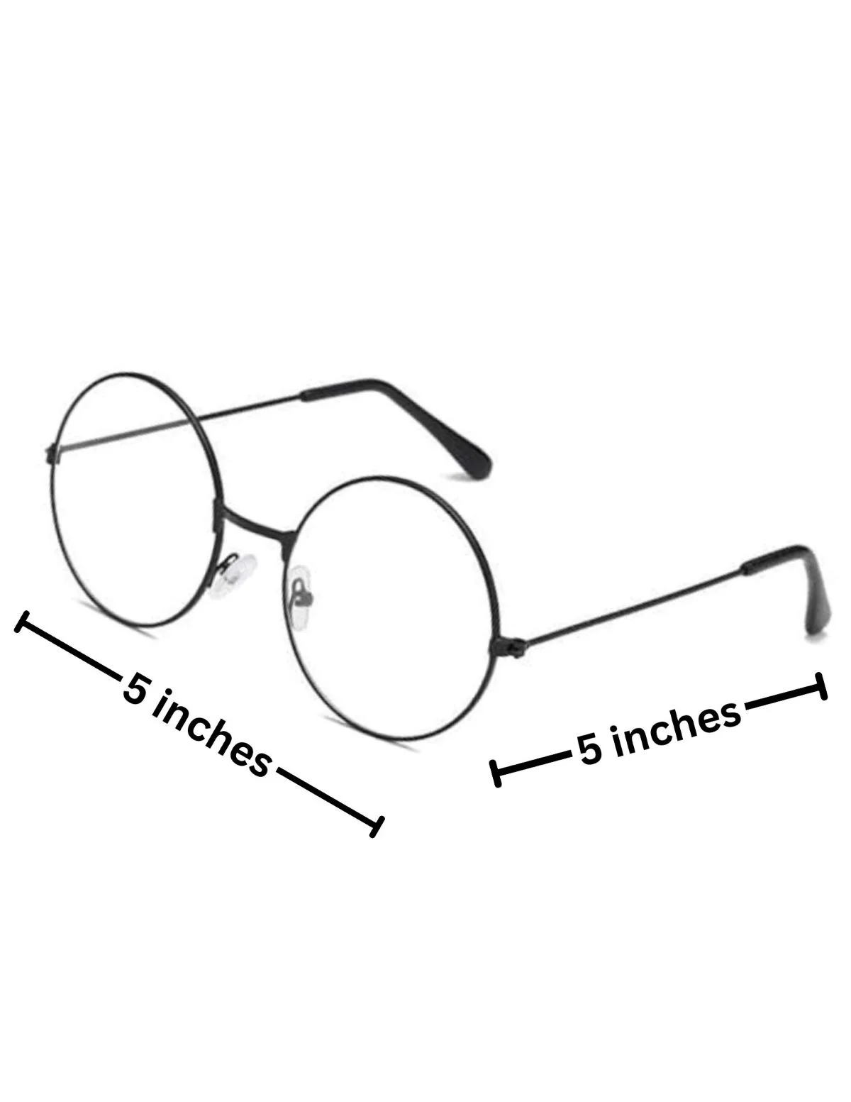 Black Spects Harry Potter Glasses Bose Netaji Drama Theater Spectacles for Role Play Costume Accessory - Image 2