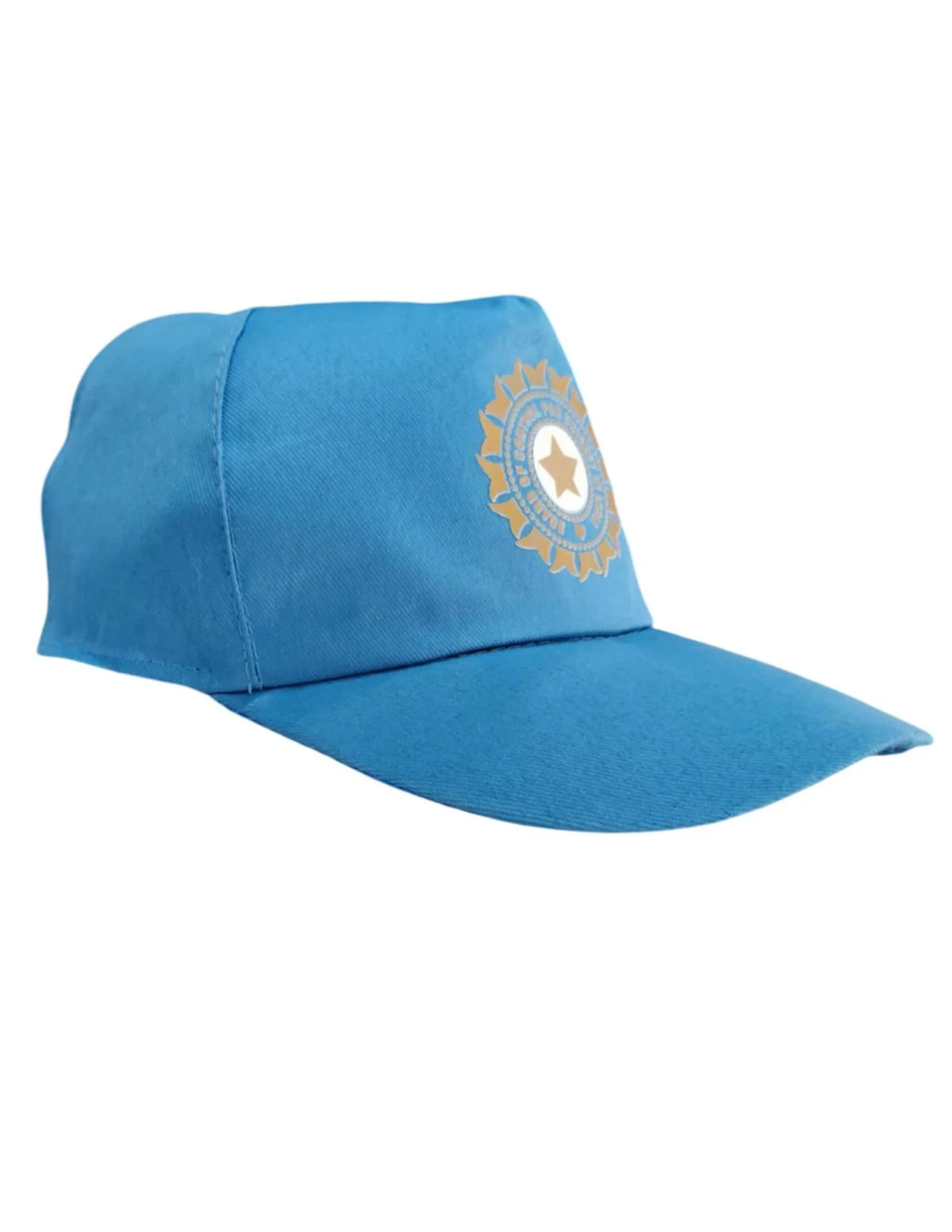 Blue Cricket Cap for Kids & Adults – Sports Cap with Velcro Strap & Embroidered Cricket-Inspired Logo