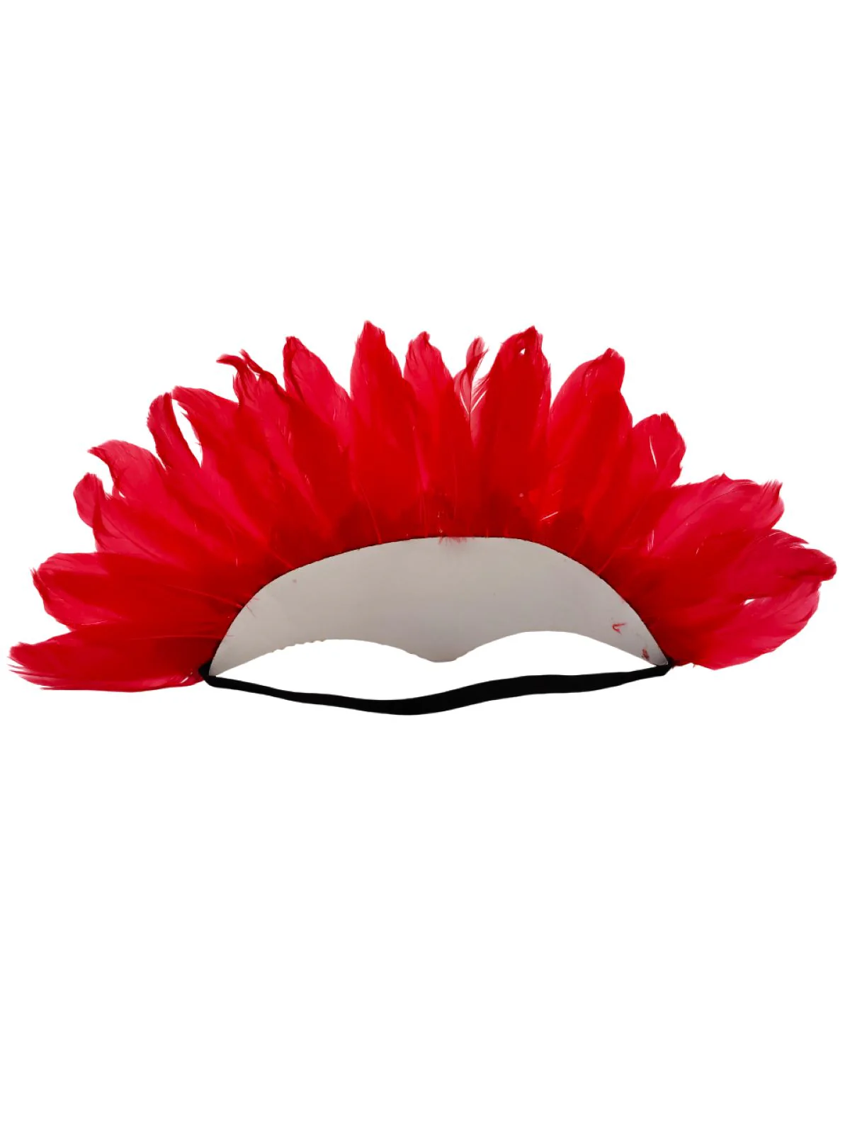 Carnival Feather Headpiece – Red Feather and Sequin Crown, Costume Accessory for Kids and Adults, Party, Festival, Dance Accessory - Image 4
