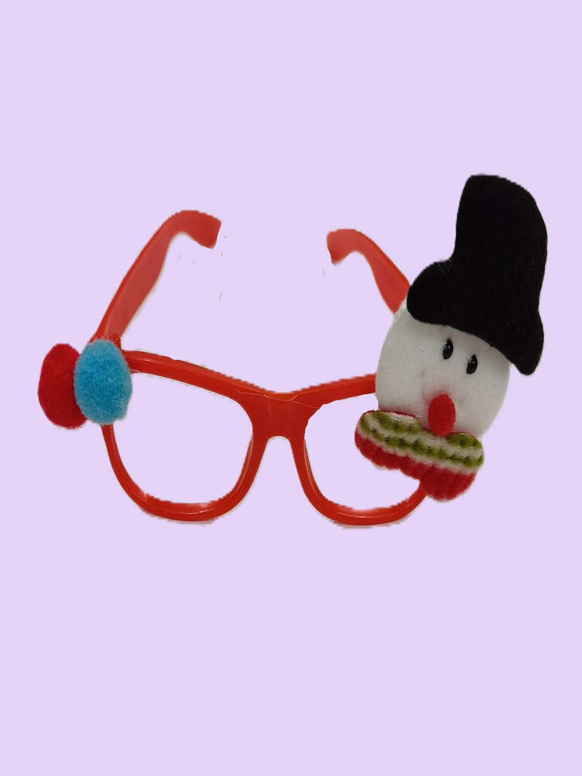 Christmas Accessory Combo for Girls- Christmas Snowman Santa Eye Glasses and Christmas Bouncing Snowman Headband for Girls - Image 7