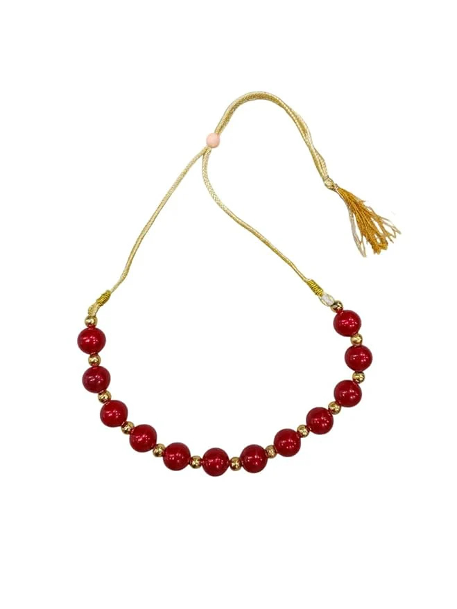 Traditional Krishna Jewellery for Kids/Janmashtami Accessory Jewellery for Kids/Infant Bal Gopal/Kanha Bal Krishna Mukut Jewelry Set 0-8 Years - Image 2