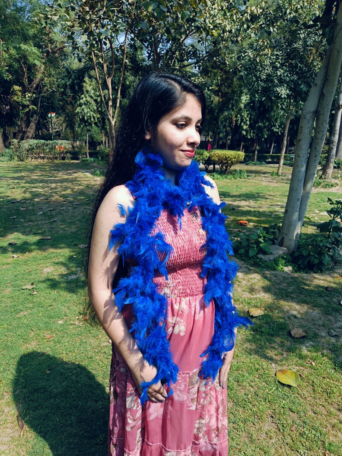 Fluffy Feather Boa Stole | Soft Feathers Scarf Evening Dress Accessory for Girls | Perfect for Dance Accessory, Costume Parties & Stylish Feather Dress Look - Image 17