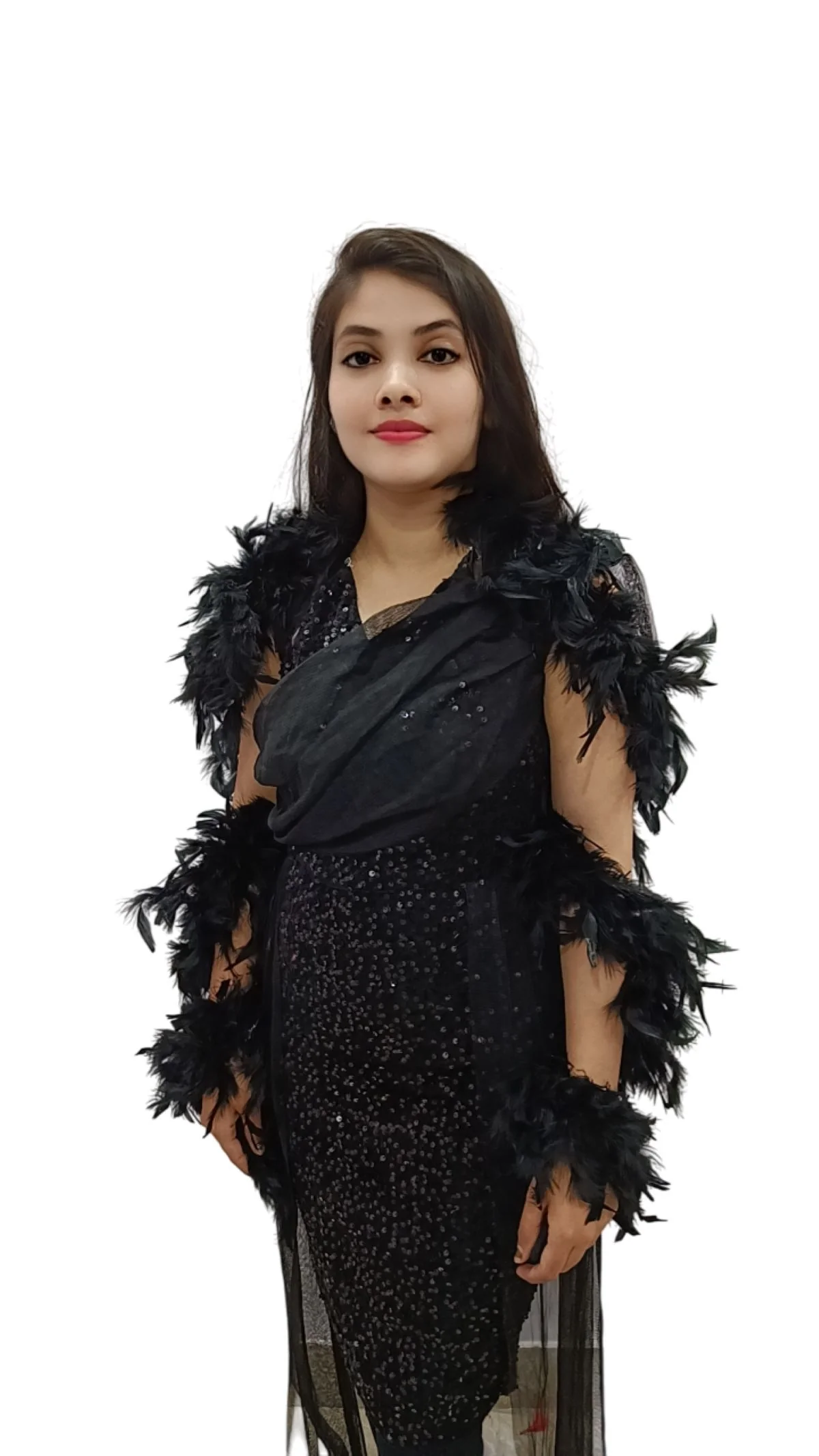 Fluffy Feather Boa Stole | Soft Feathers Scarf Evening Dress Accessory for Girls | Perfect for Dance Accessory, Costume Parties & Stylish Feather Dress Look - Image 33