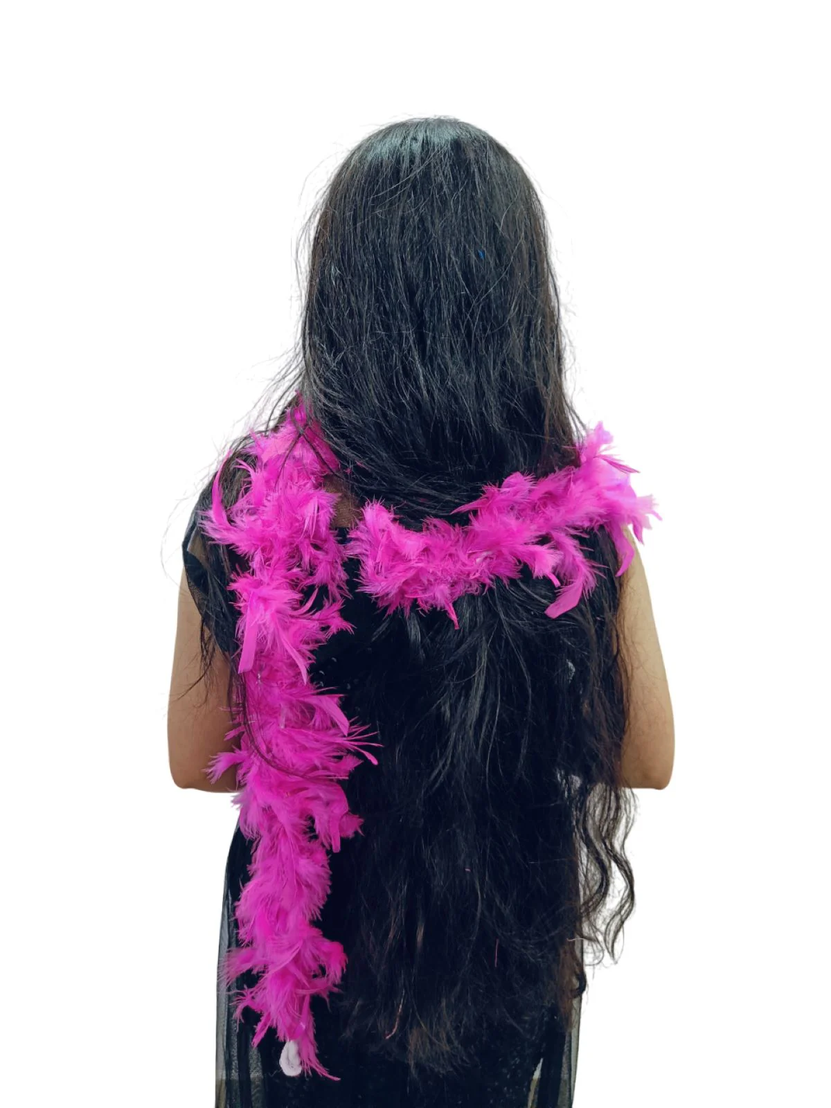 Fluffy Feather Boa Stole | Soft Feathers Scarf Evening Dress Accessory for Girls | Perfect for Dance Accessory, Costume Parties & Stylish Feather Dress Look - Image 43
