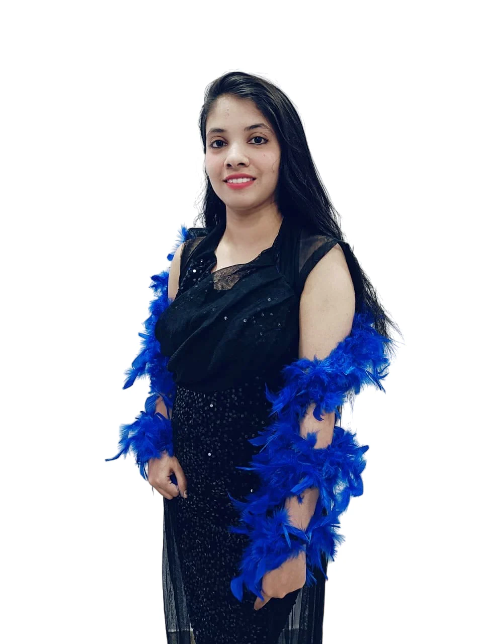 Fluffy Feather Boa Stole | Soft Feathers Scarf Evening Dress Accessory for Girls | Perfect for Dance Accessory, Costume Parties & Stylish Feather Dress Look - Image 45
