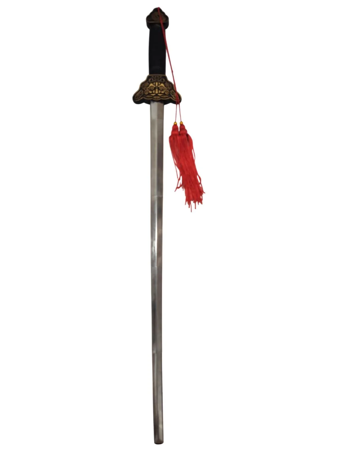 Foldable Ninja Sword for Kids (5+) & Adults – 32" Smooth Steel Blade with Plastic Handle & Red Tassel – Safe Fancy Dress Accessory & Cosplay Prop - Image 5