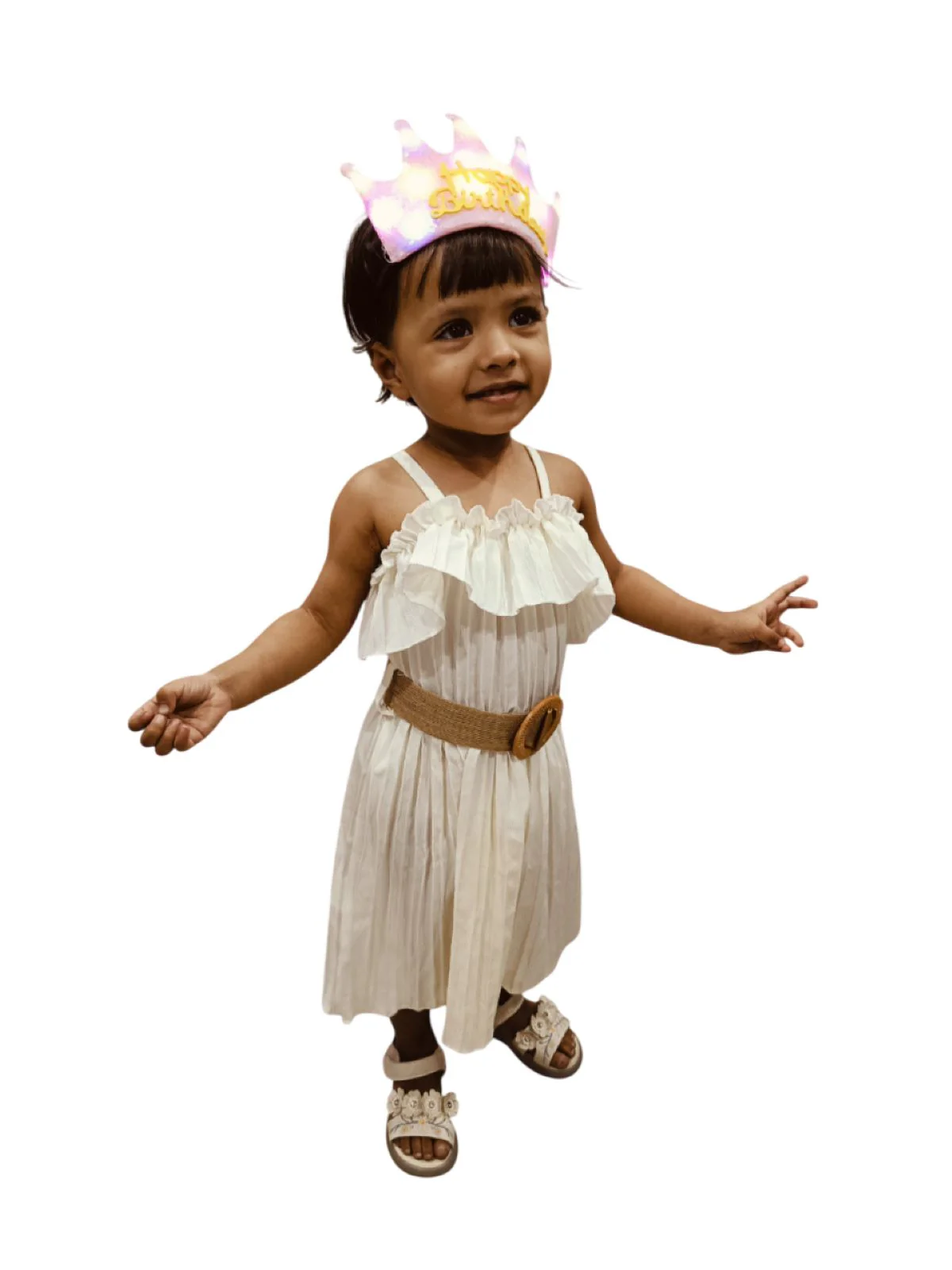 Assorted Glowing LED Happy Birthday Headband Crown Accessories for Girls – 3 Modes Changing Lights, Sparkly Birthday Crown with Adjustable Size for Party and Celebration - Image 18