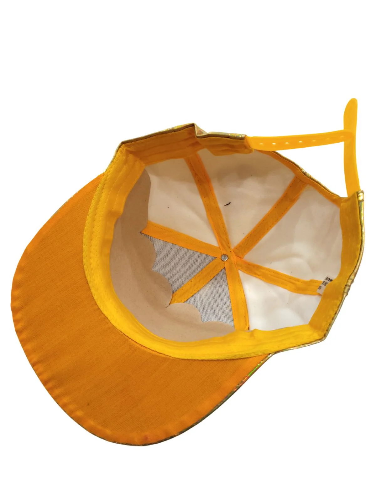 Golden Reflective Street Dance Cap – Adjustable Holographic Snapback Hat for Performers, Party & Hip-Hop Style Fancy Dress Accessory for Girls & Boys - Image 6
