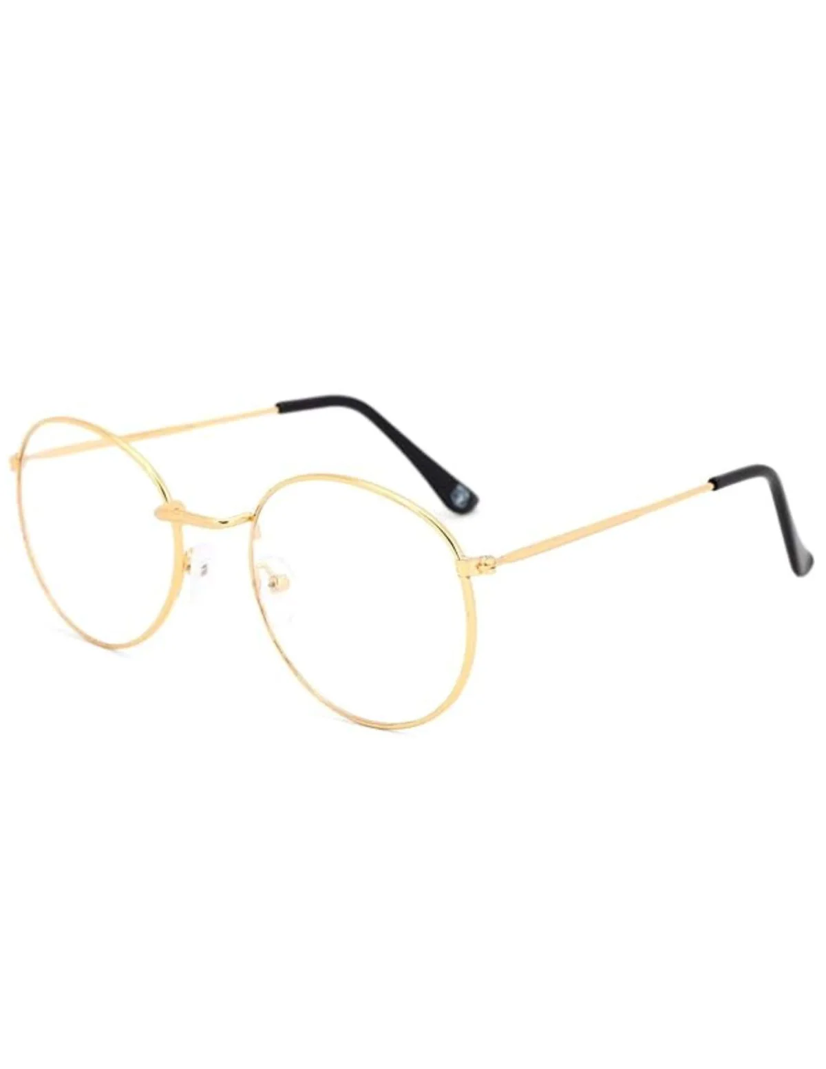 Golden Spects Gandhiji Glasses Santa Claus Scholar Drama Theater Spectacles for Role Play Costume Accessory | Kids