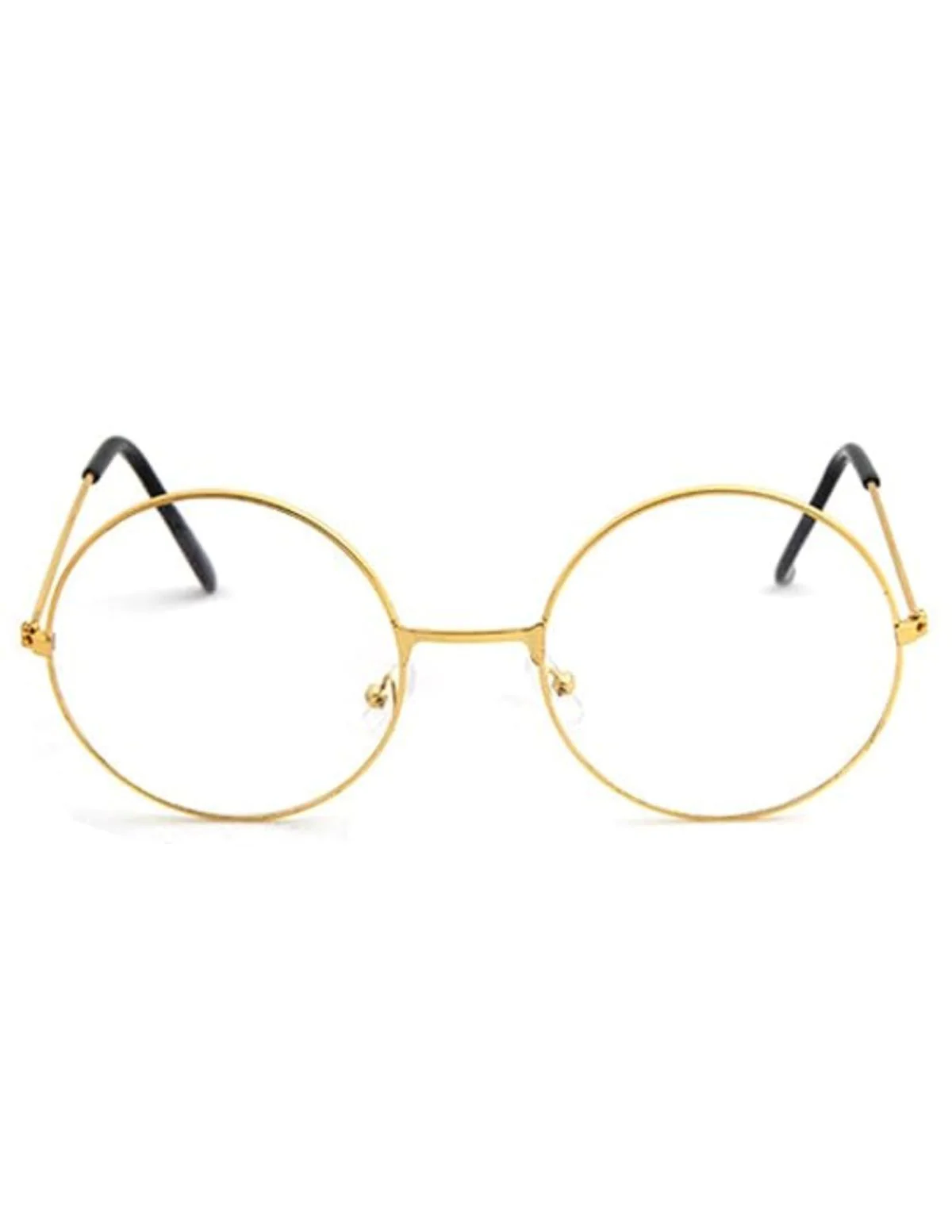 Golden Spects Gandhiji Glasses Santa Claus Scholar Drama Theater Spectacles for Role Play Costume Accessory | Kids - Image 4
