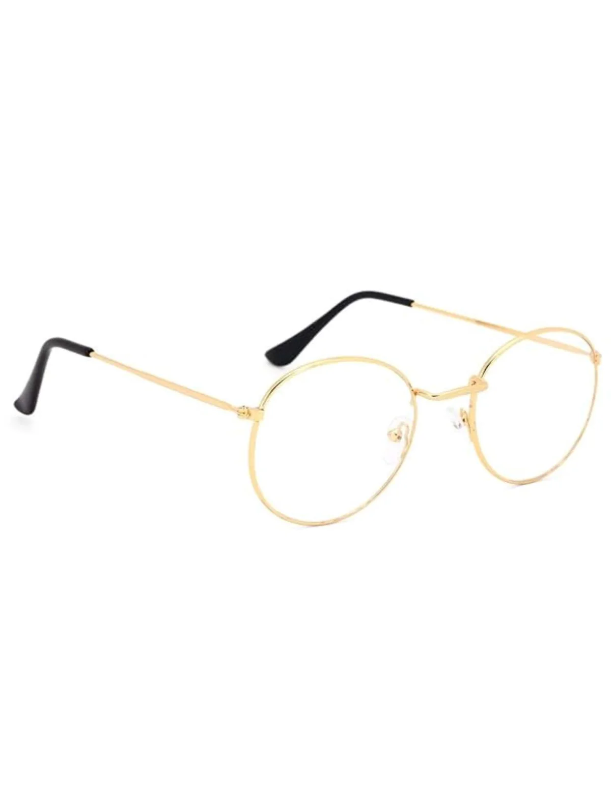 Golden Spects Gandhiji Glasses Santa Claus Scholar Drama Theater Spectacles for Role Play Costume Accessory | Kids - Image 5