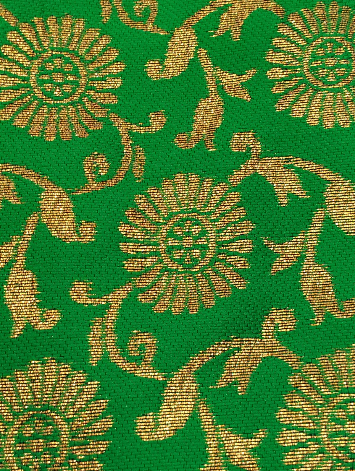 Green Qawwali Jacket & Cap Combo for Kids | Green Embroidered Ethnic Fancy Dress Costume | Sufi Singer Kurta Style Waistcoat & Head Cap for Theme Parties & Stage Shows - Image 10