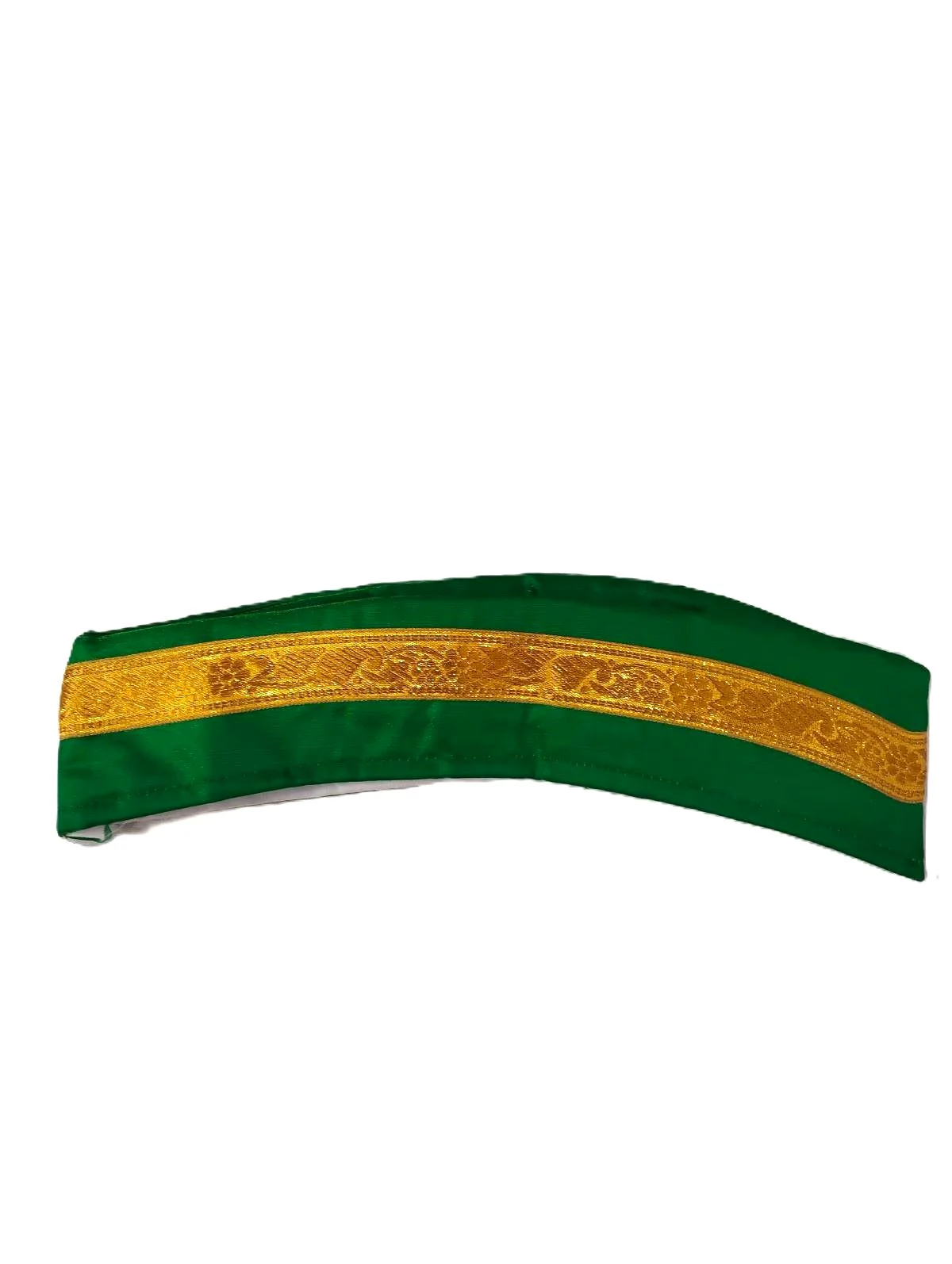 Green Qawwali Jacket & Cap Combo for Kids | Green Embroidered Ethnic Fancy Dress Costume | Sufi Singer Kurta Style Waistcoat & Head Cap for Theme Parties & Stage Shows - Image 9